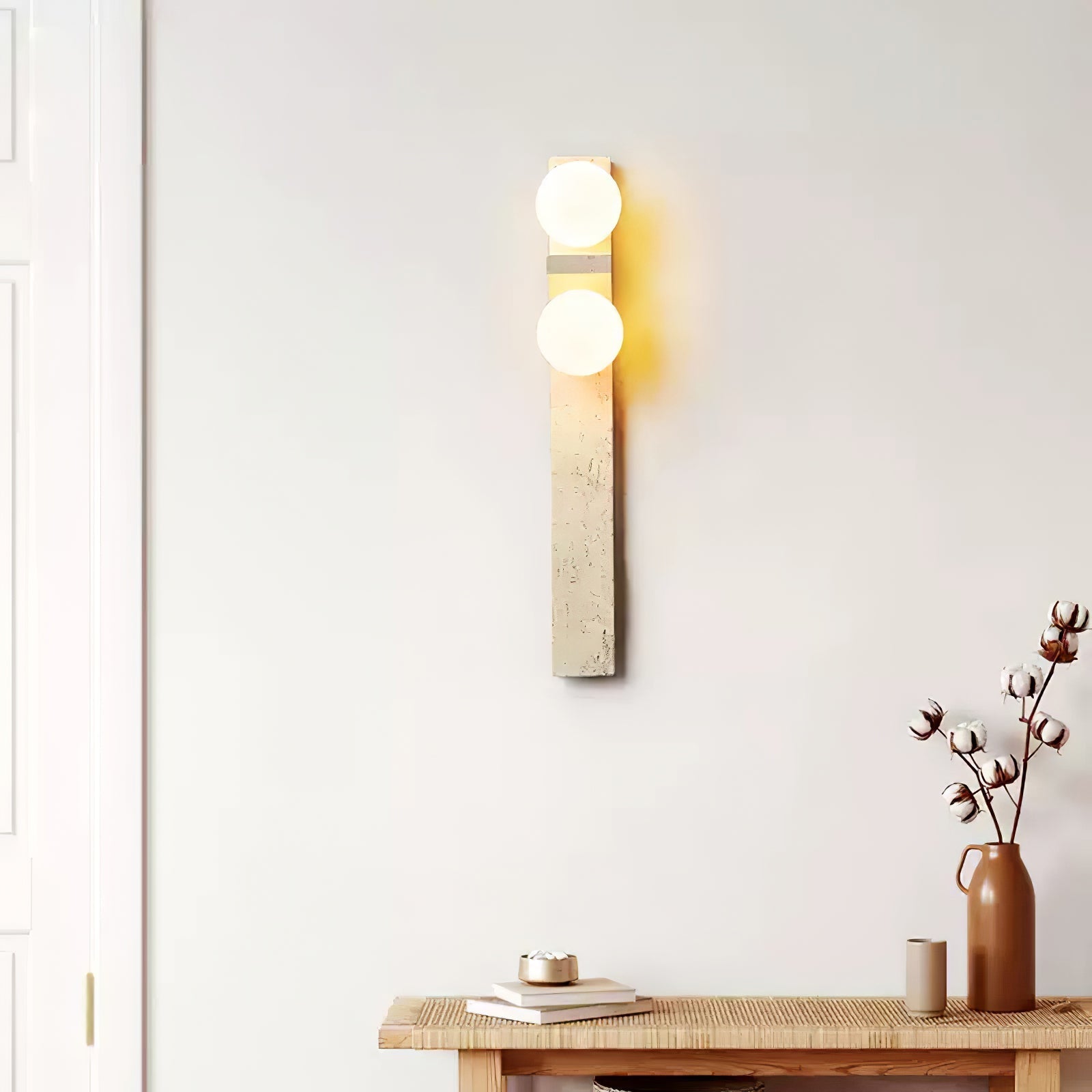 Asencis Natural Stone Wall Light