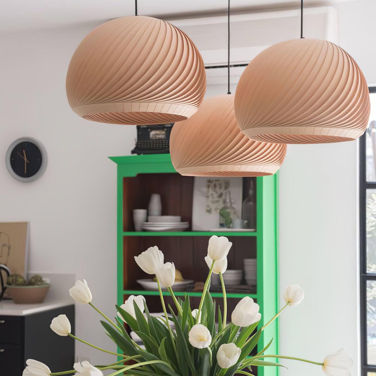Auroze Wooden Pendant Light