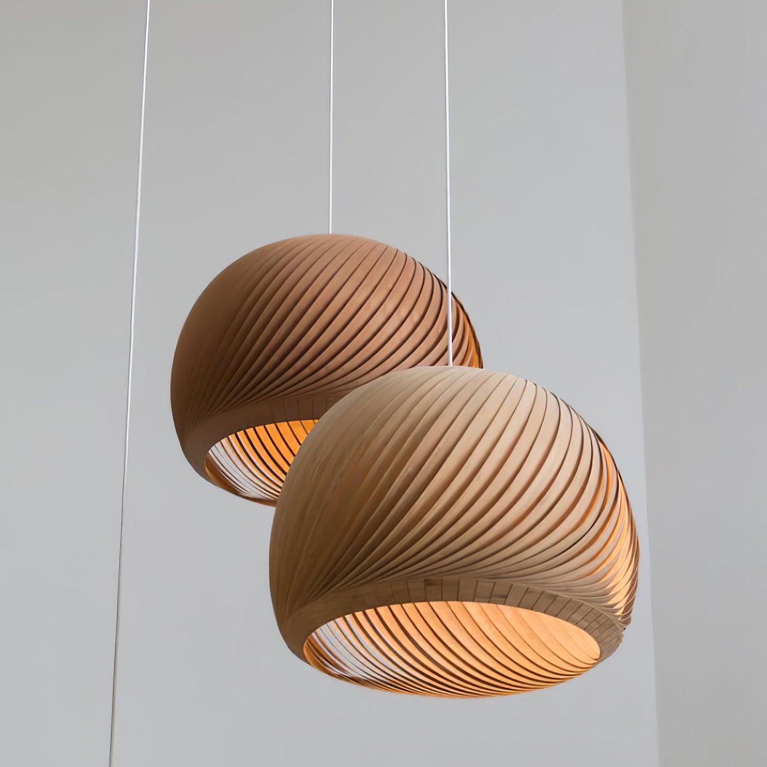 Auroze Wooden Pendant Light