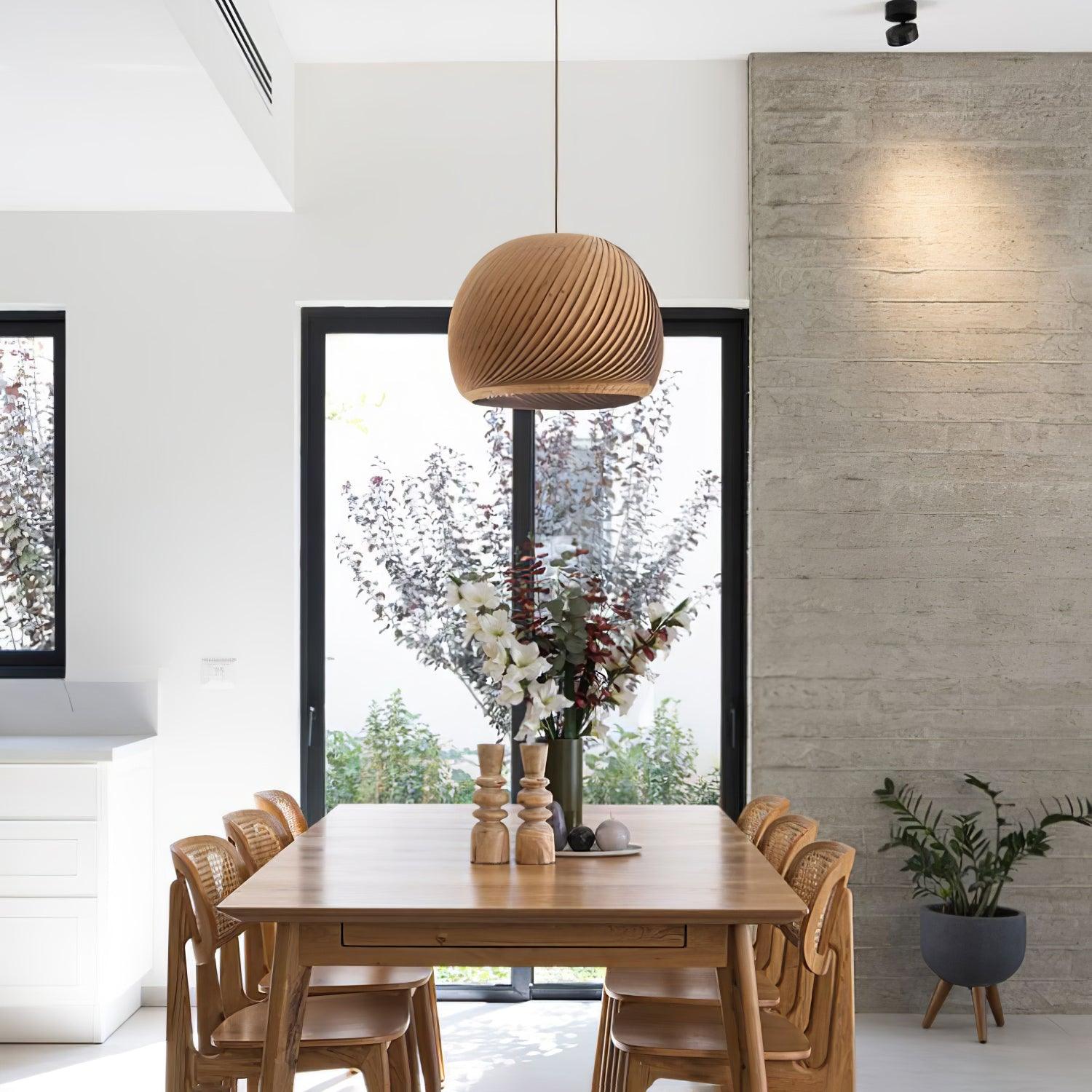 Auroze Wooden Pendant Light