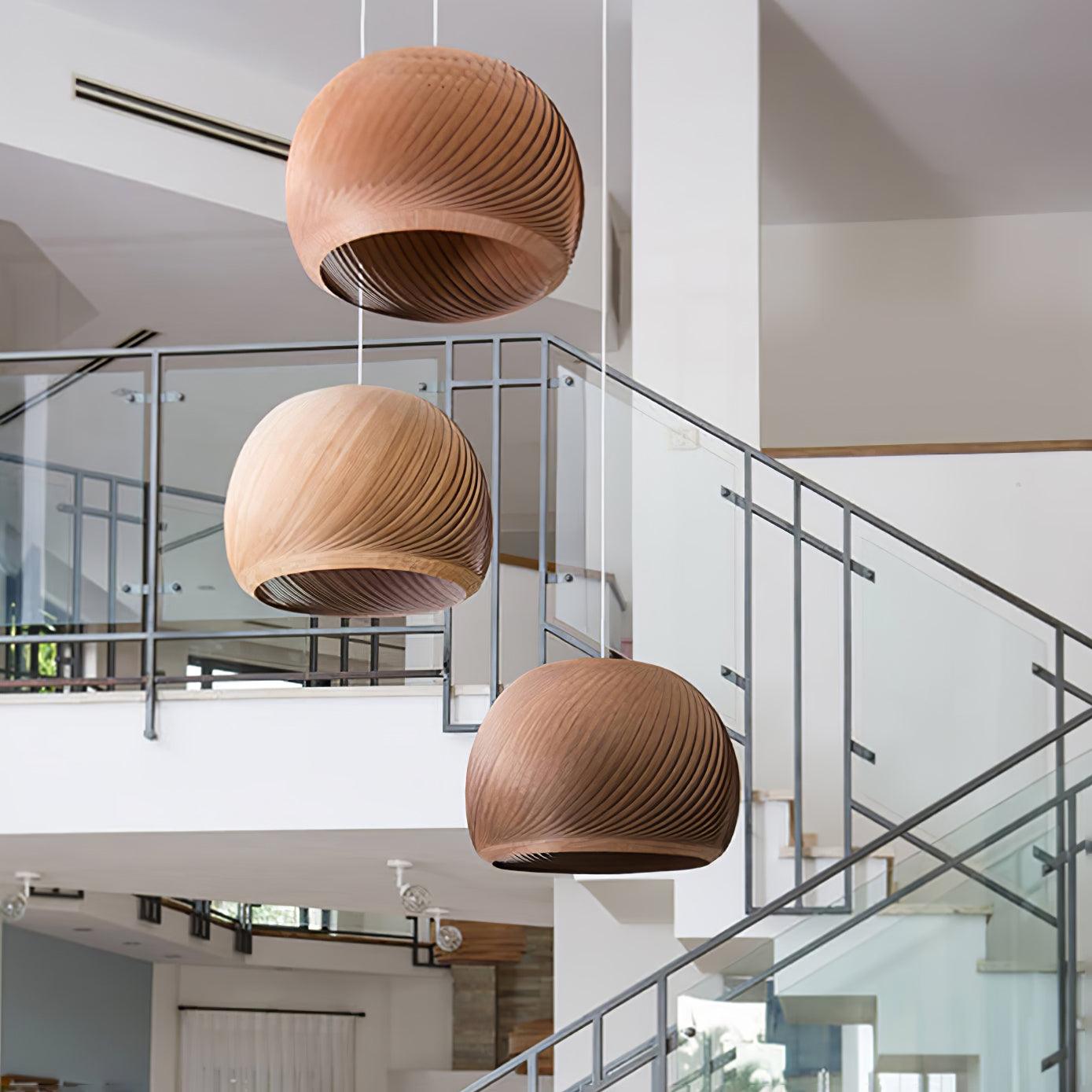 Auroze Wooden Pendant Light