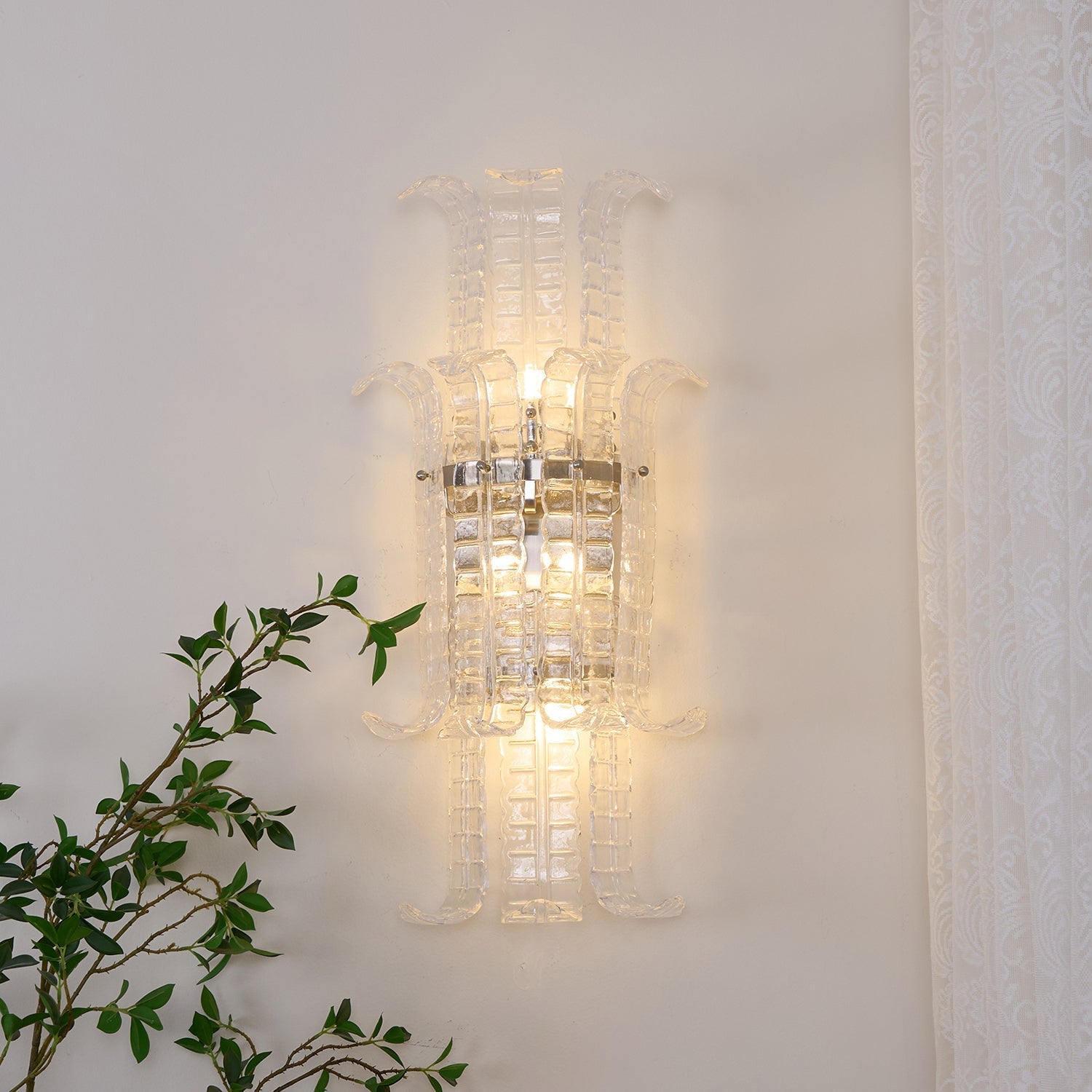 Pelonema Glass Wall Light