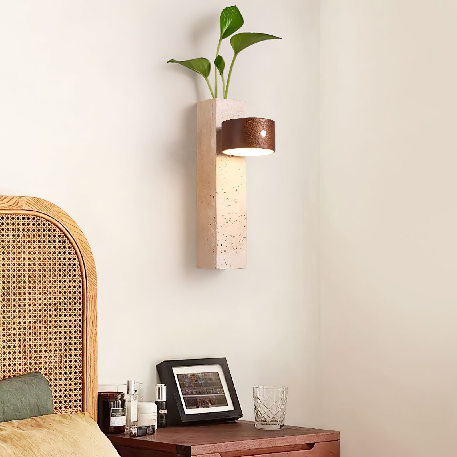 Rexis Travertine Wall Light