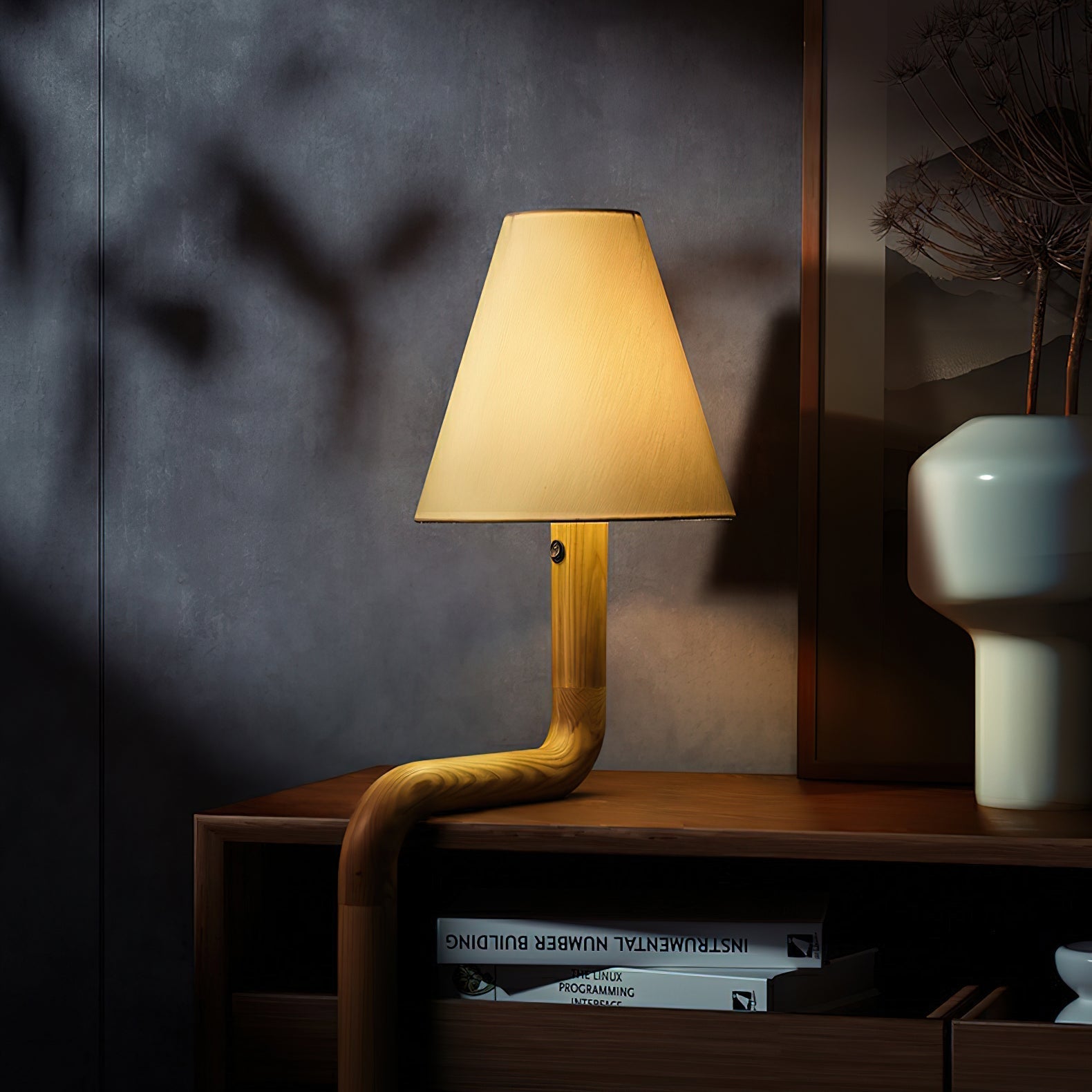 Bento Wooden Table Lamp