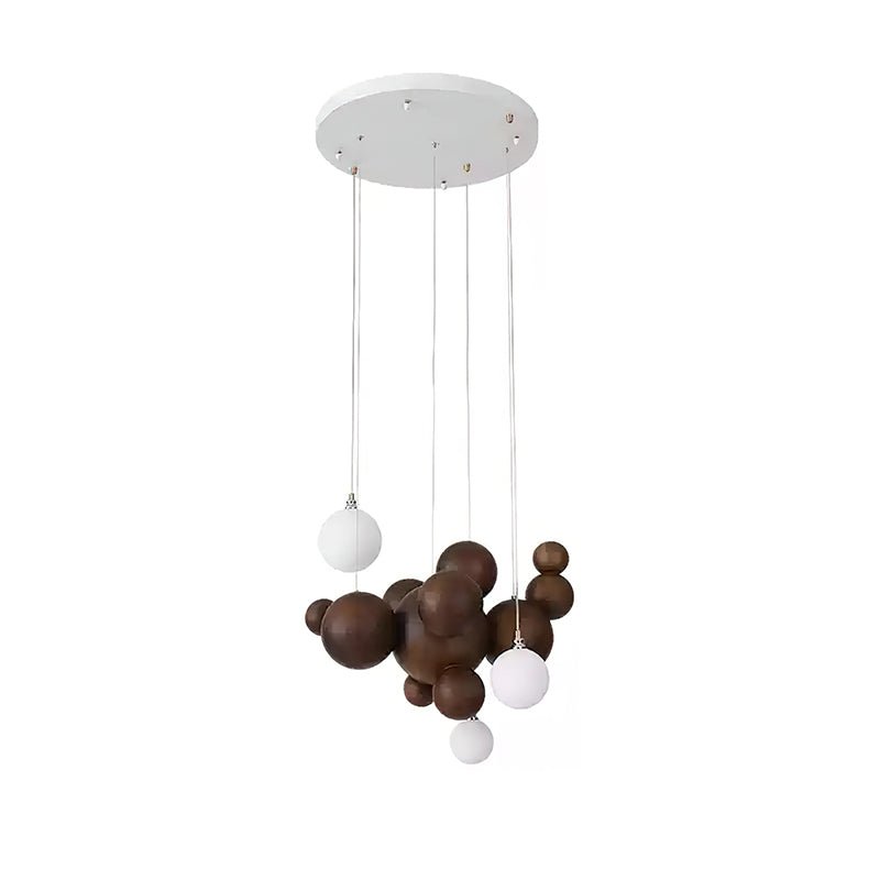 Beo Wooden Balls Pendant Light