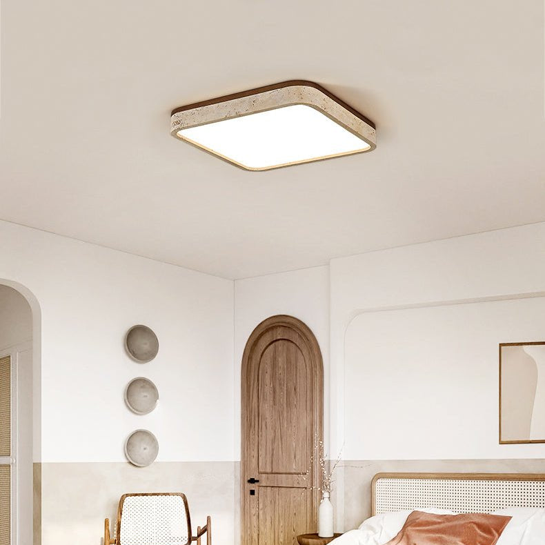 Colemis Travertine Ceiling Light