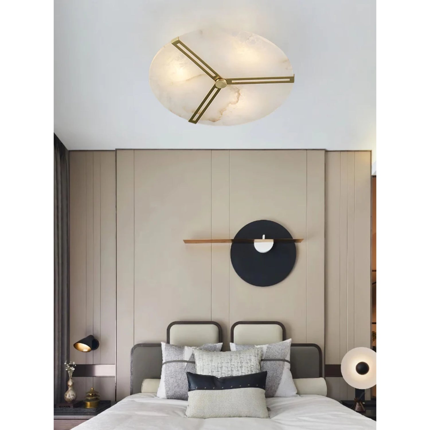 Clove Alabaster Ceiling Light