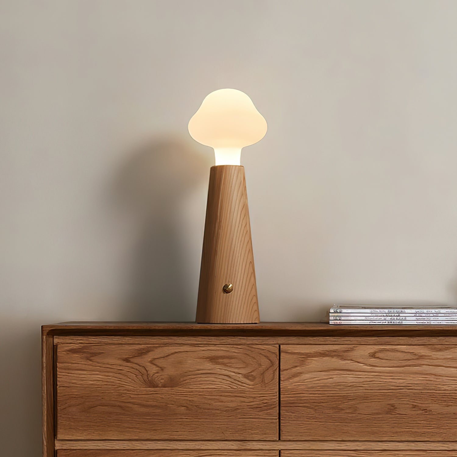 Mooshy Wooden Table Lamp