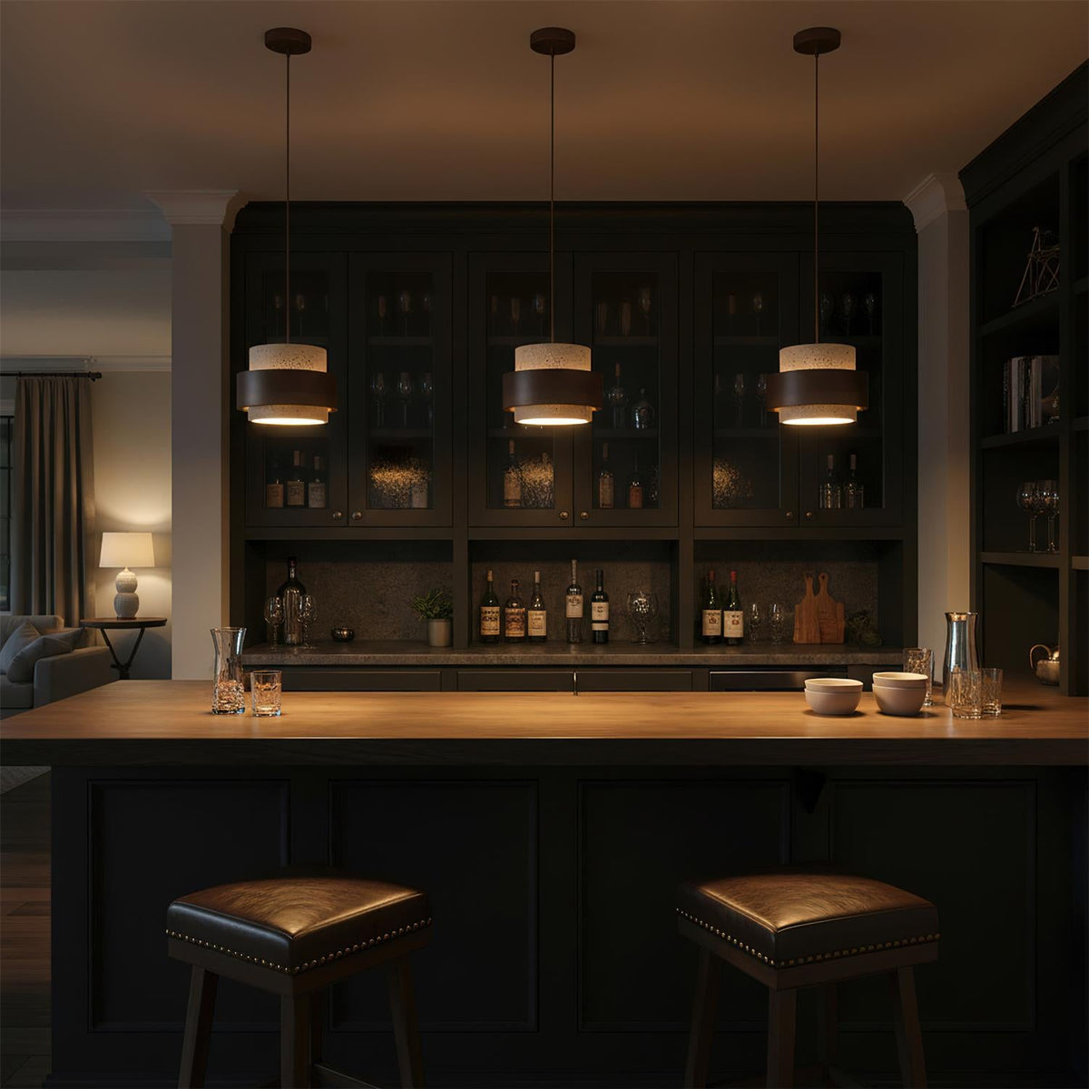 Kekolo Cylindrical Pendant Light
