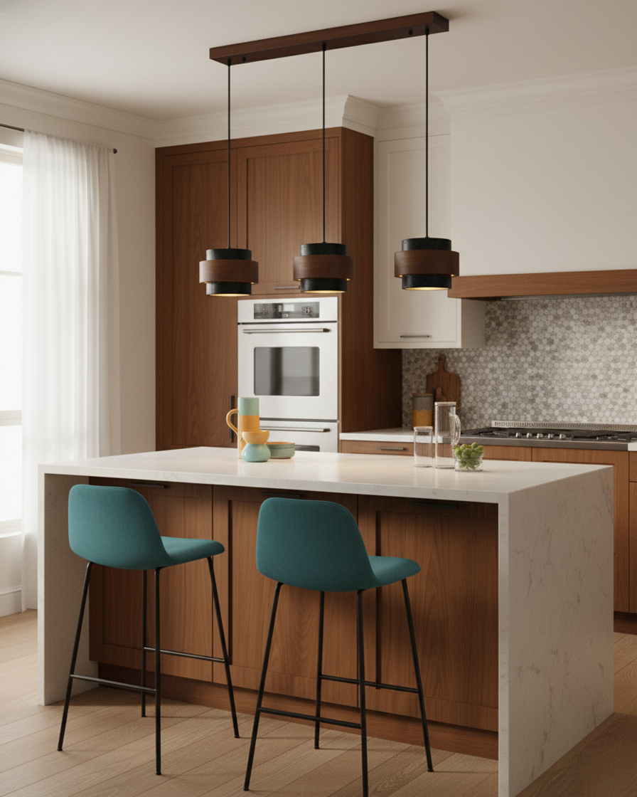 Kekolo Cylindrical Pendant Light