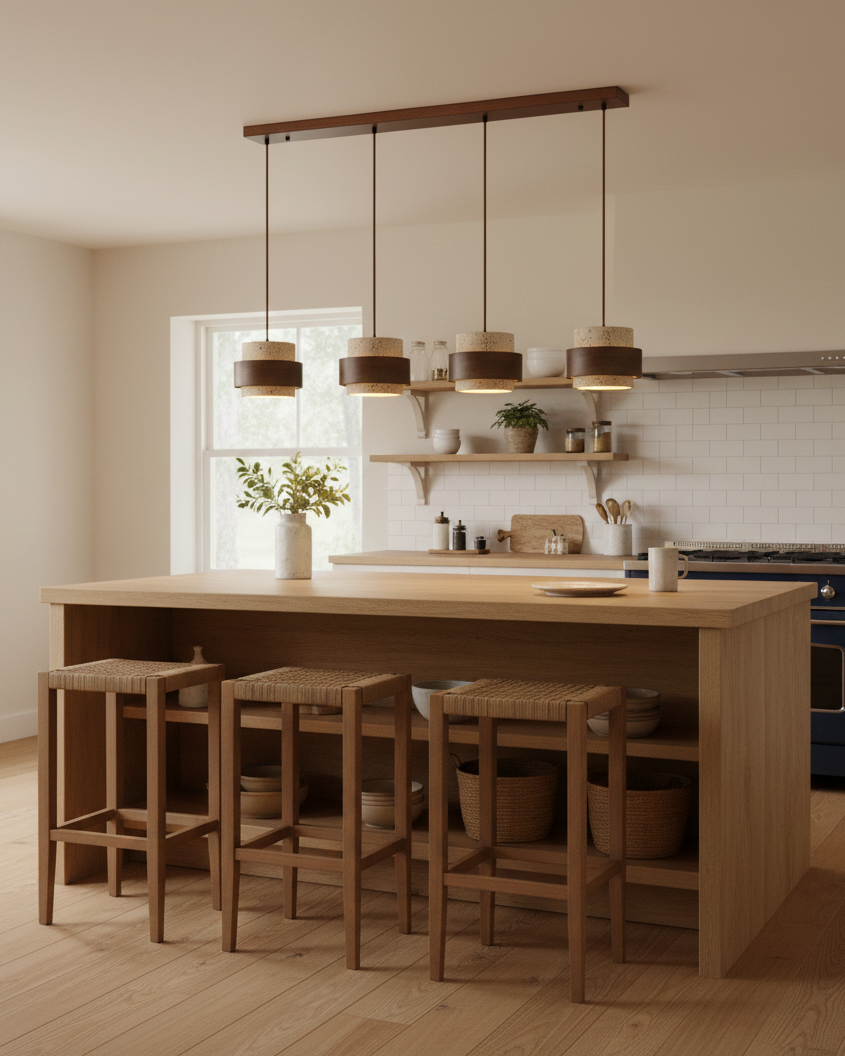 Kekolo Cylindrical Pendant Light