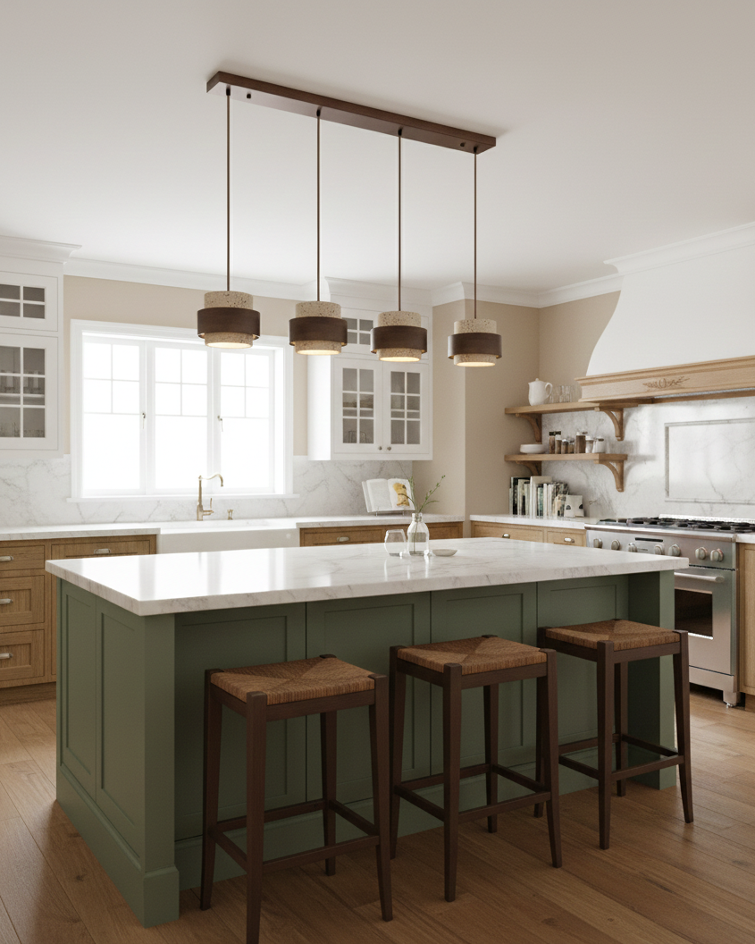 Kekolo Cylindrical Pendant Light