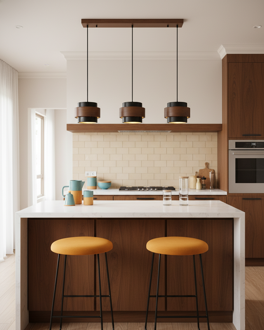 Kekolo Cylindrical Pendant Light