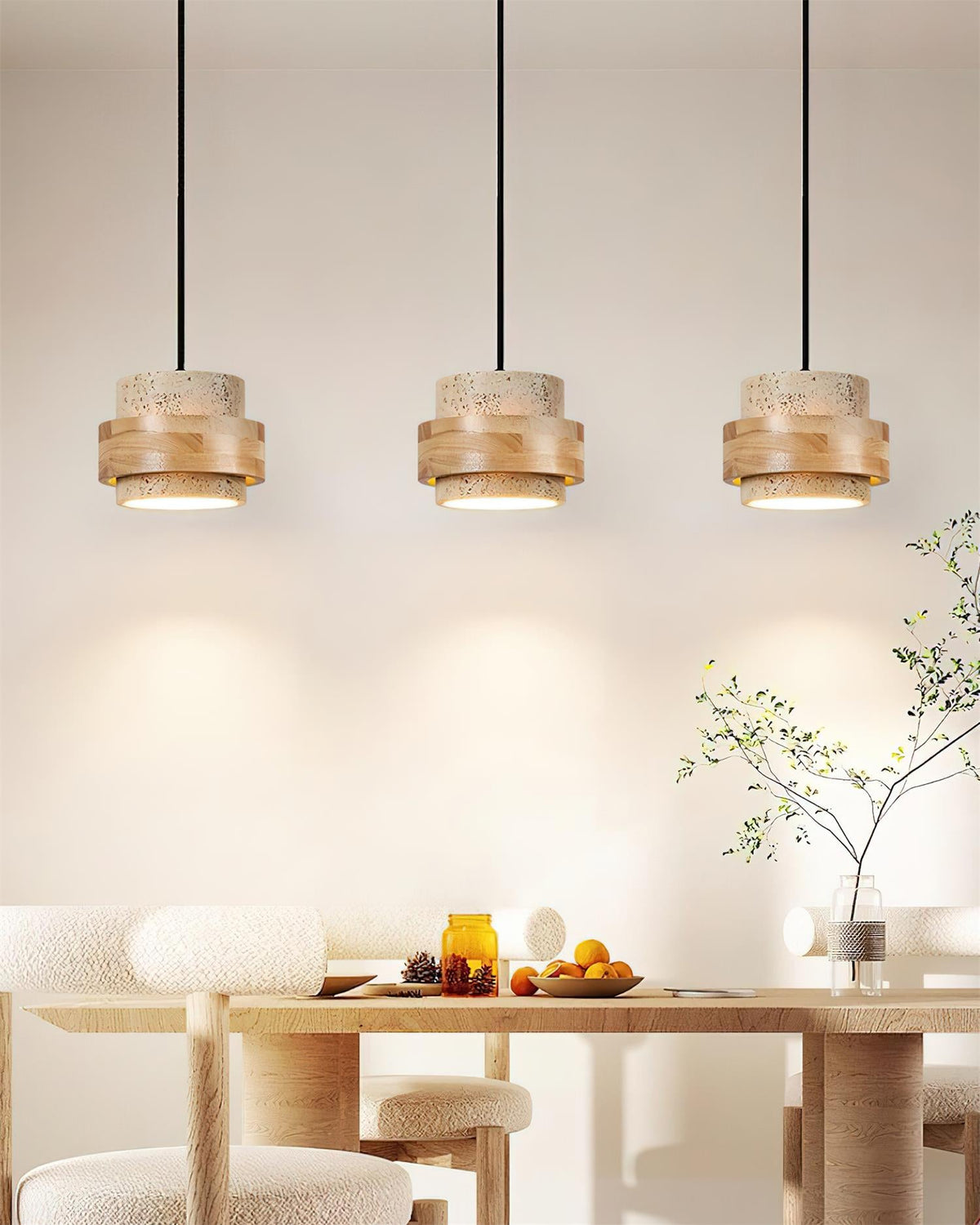 Kekolo Cylindrical Pendant Light