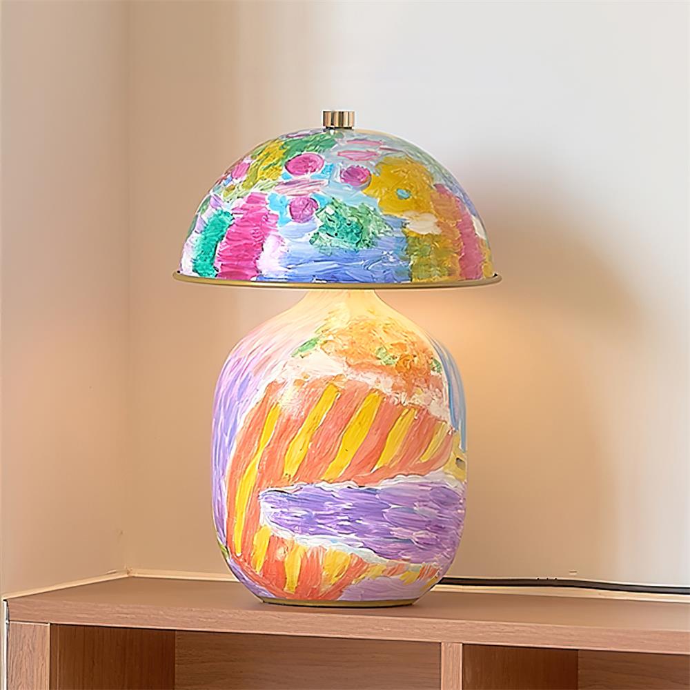 Celo Painted Table Lamp