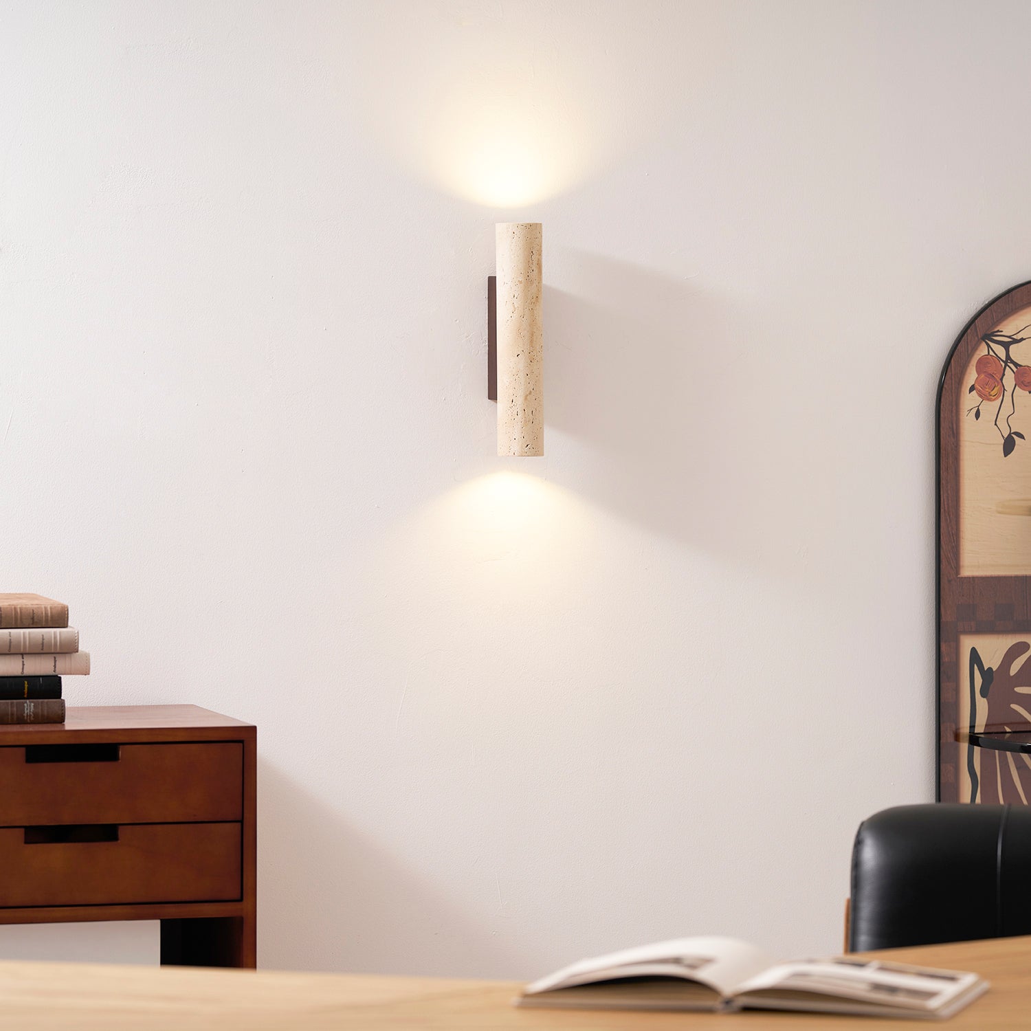 Someysa Travertine Wall Light
