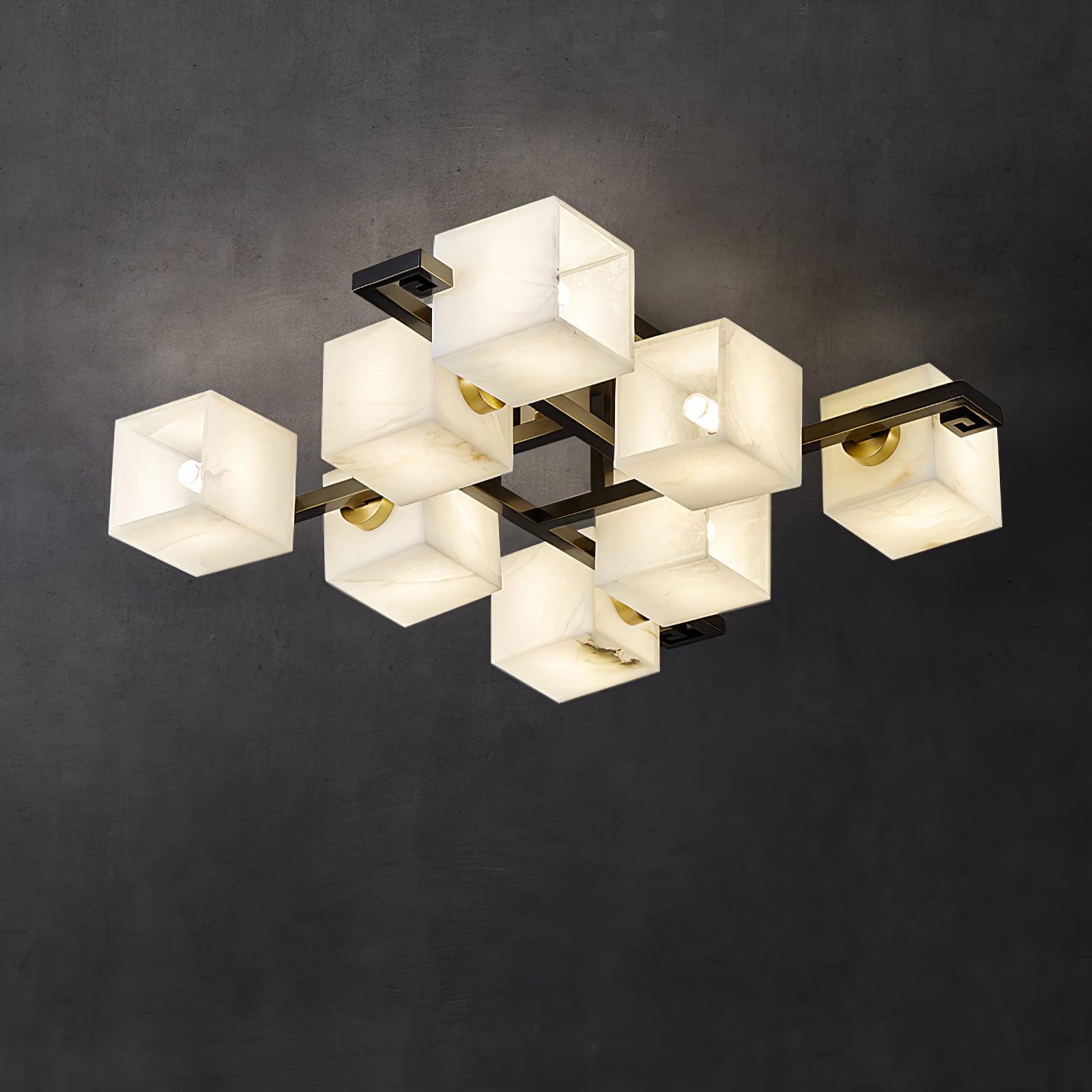 Cubilis Alabaster Ceiling Light