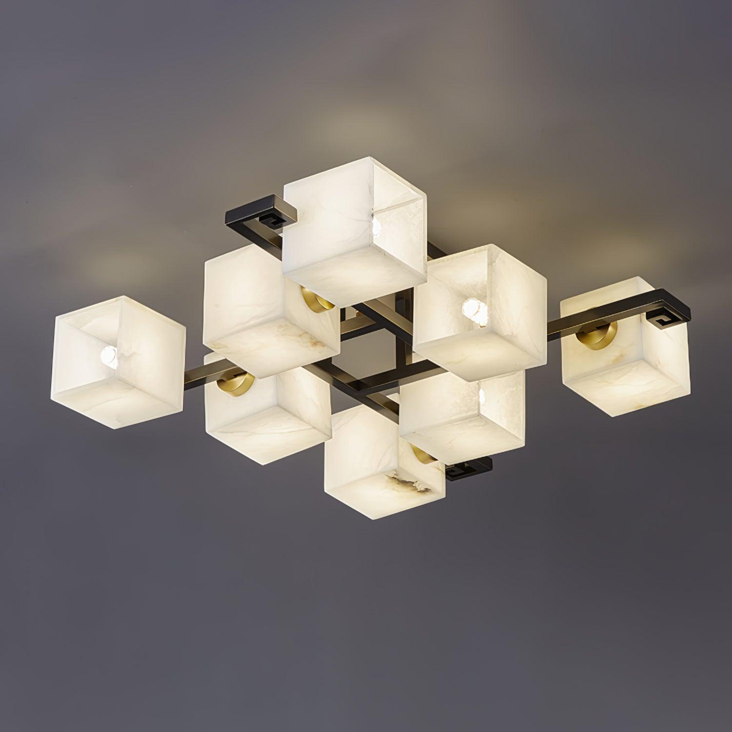 Cubilis Alabaster Ceiling Light