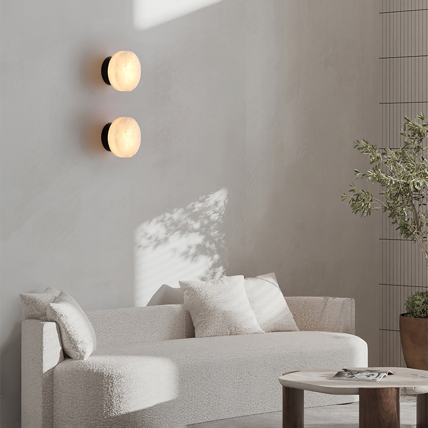 Yovena Alabaster Wall Light