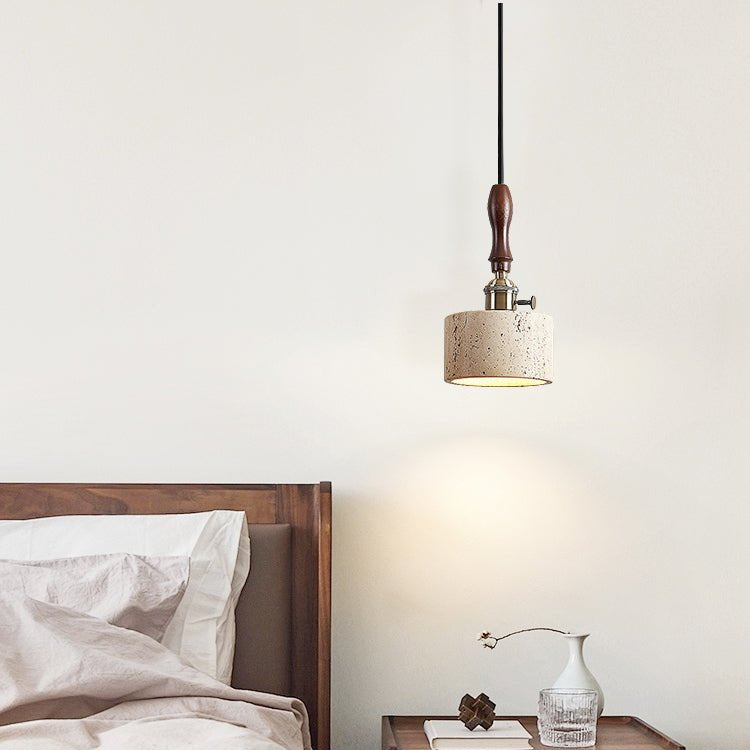Notal Travertine Pendant Light