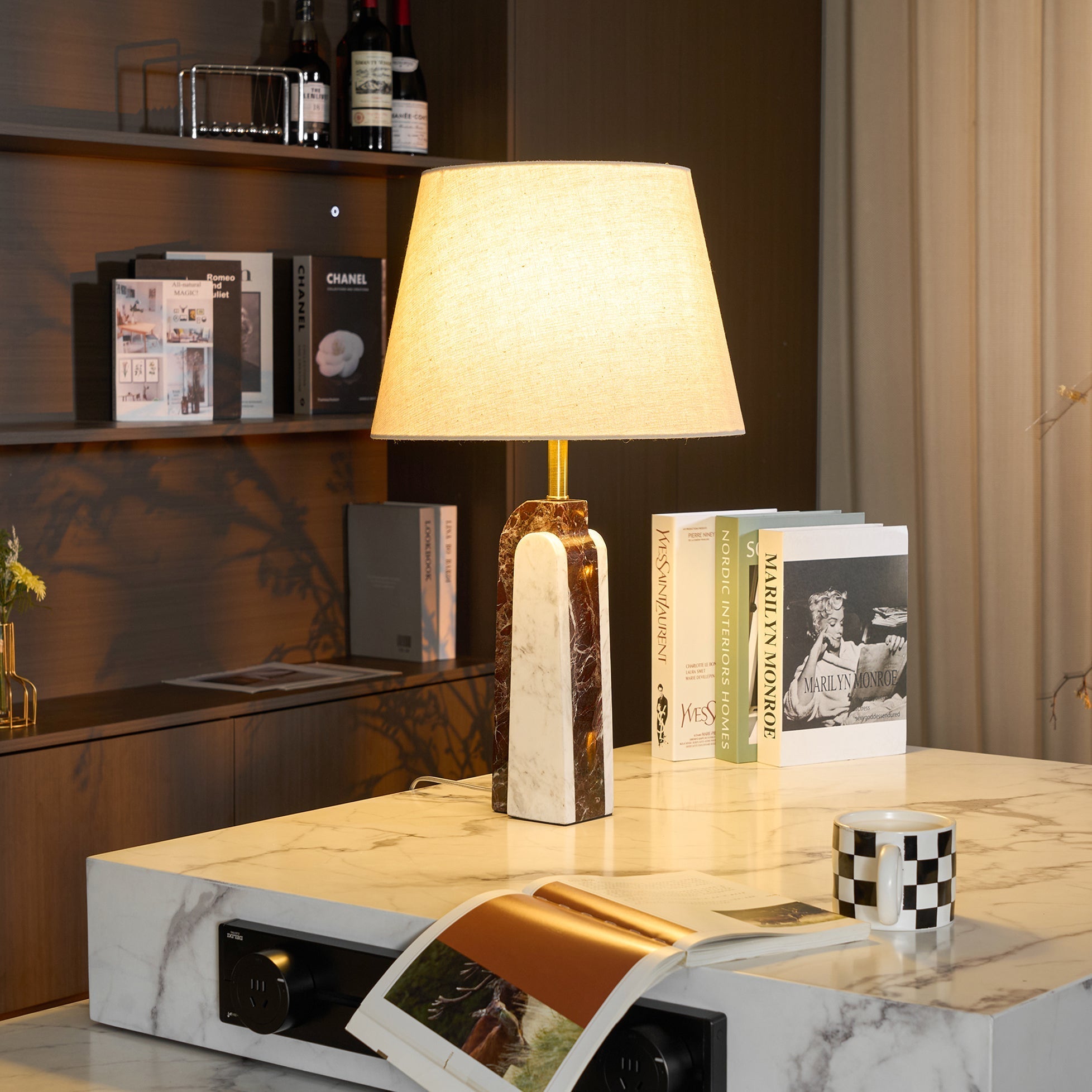 Melorese Marble Table Lamp