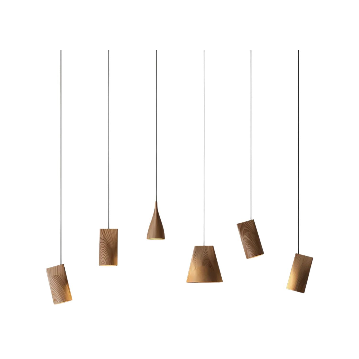 Dellse Wooden Pendant Light