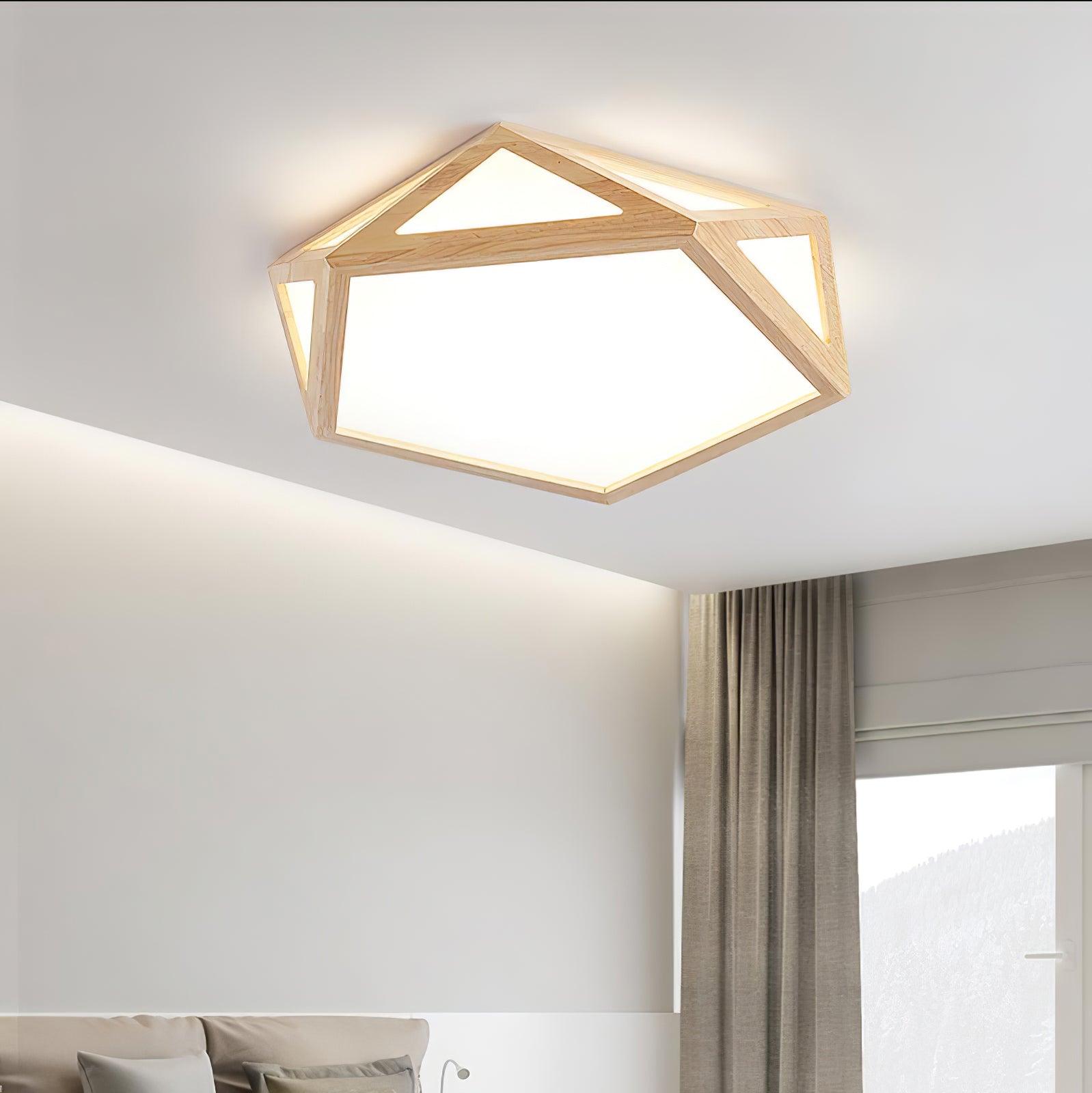 Dooles Wooden Ceiling Light
