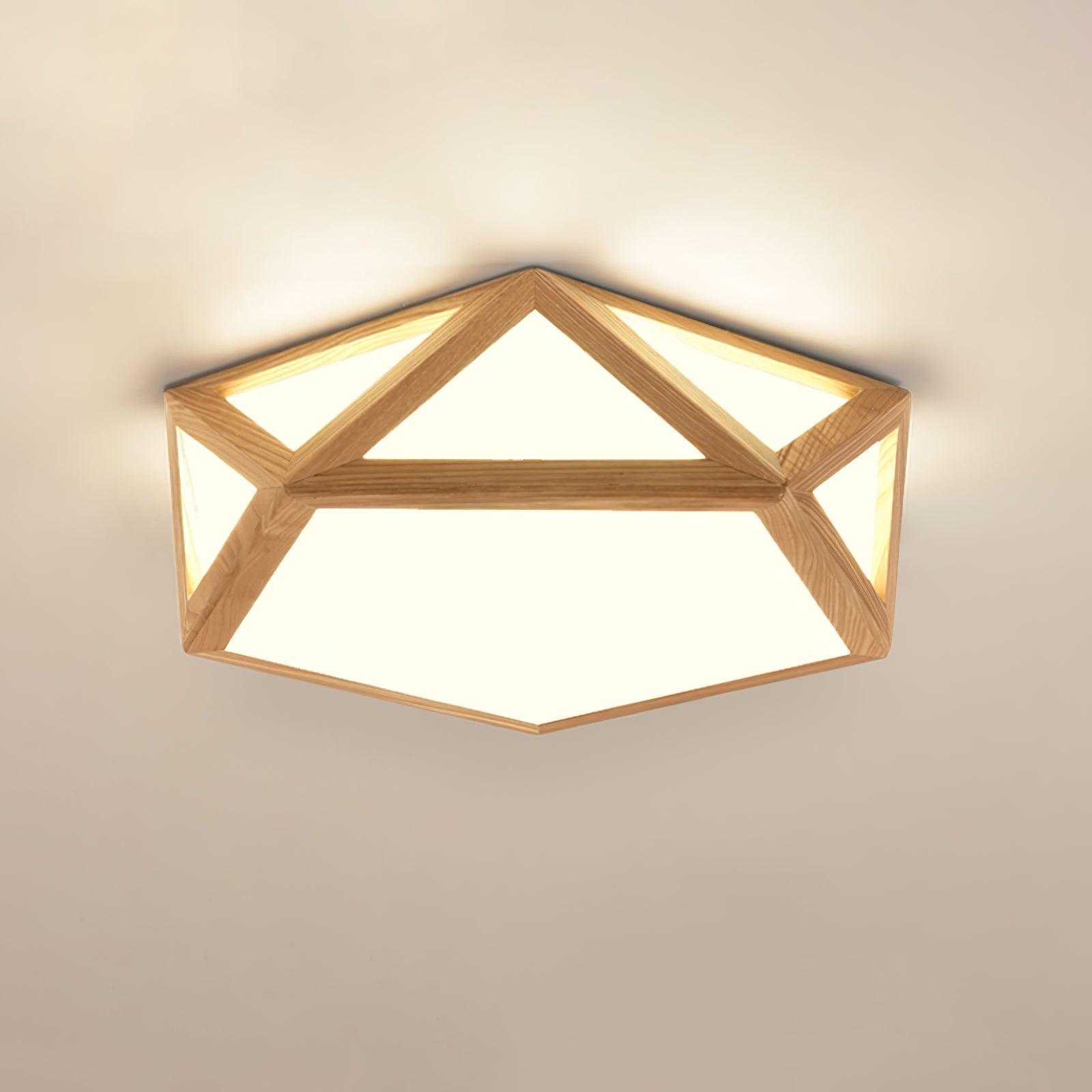 Dooles Wooden Ceiling Light