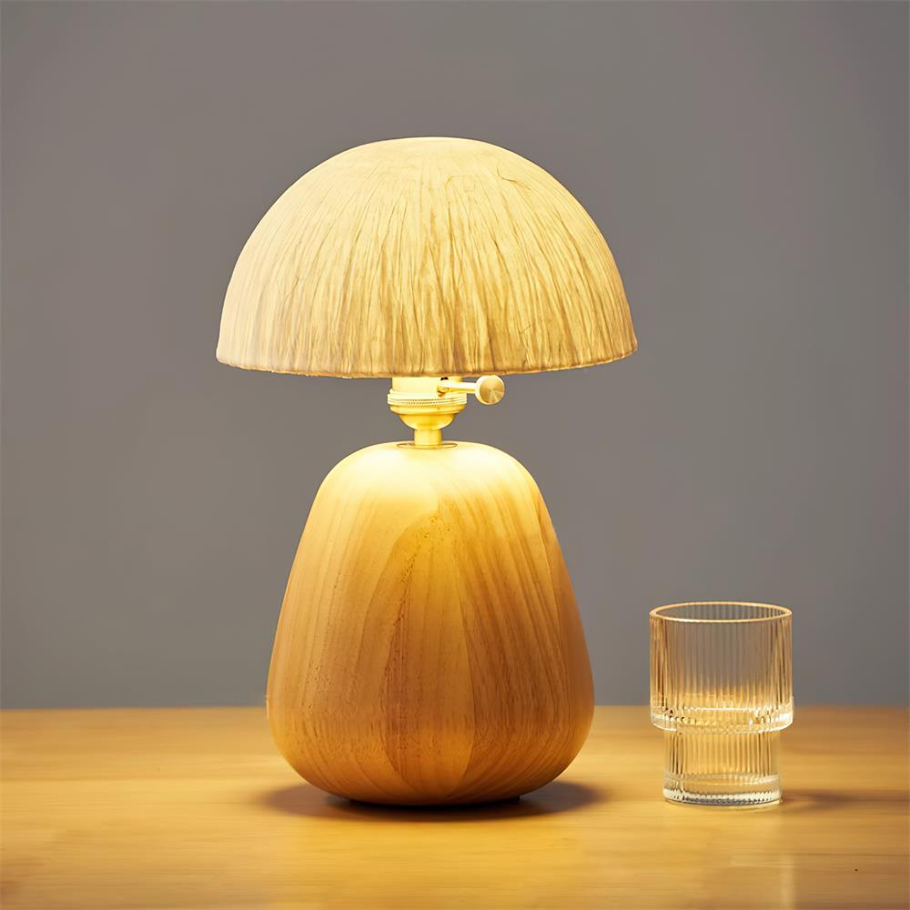 Deyra Wooden Table Lamp