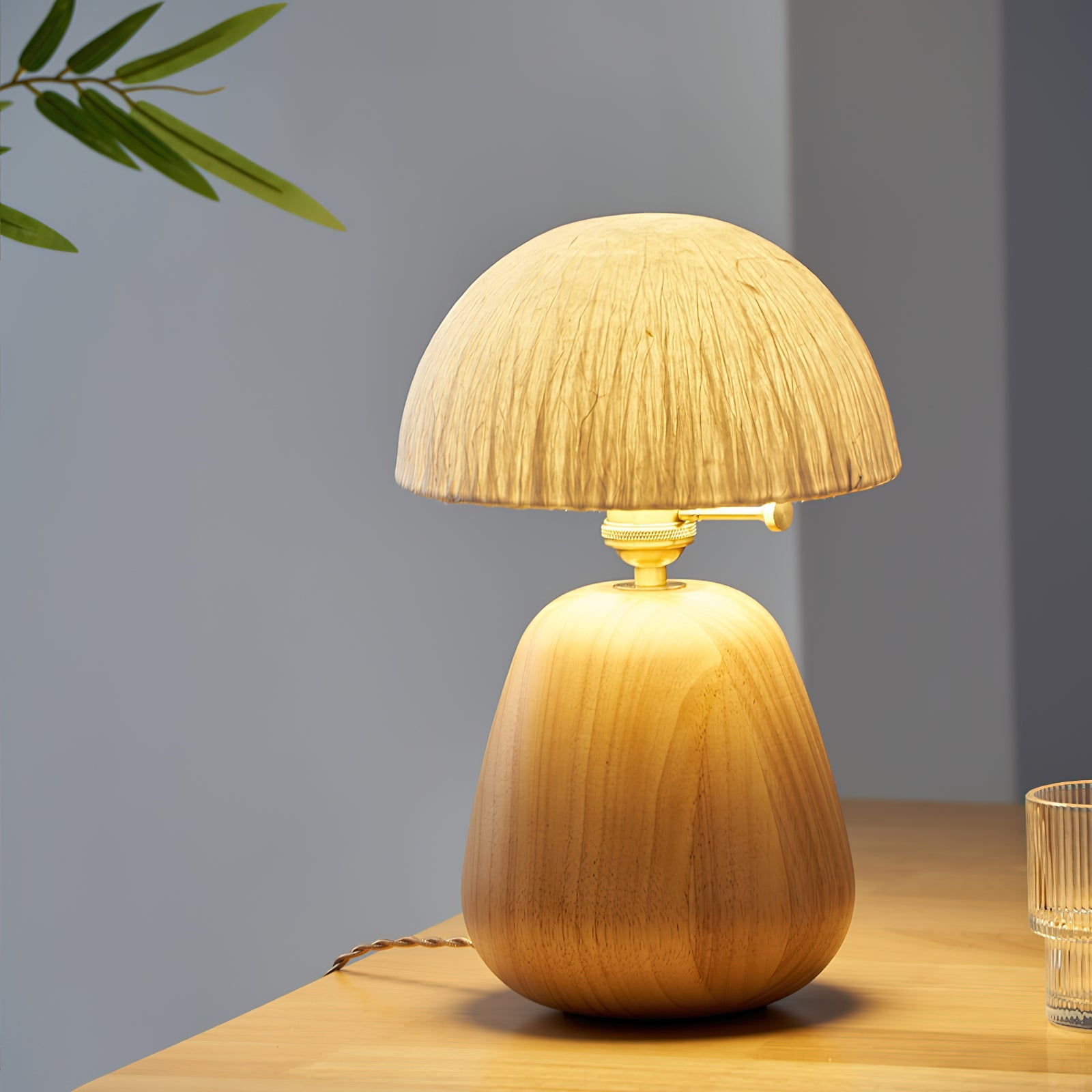Deyra Wooden Table Lamp