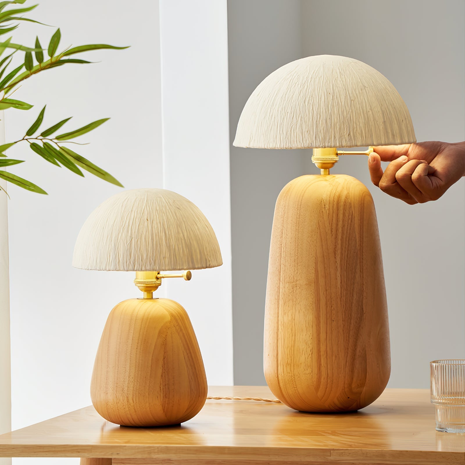 Deyra Wooden Table Lamp