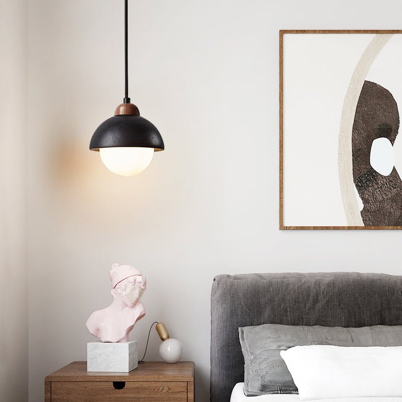 Domos Travertine Pendant Light