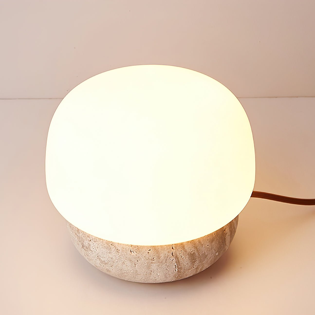 Dondus Travertine Table Lamp