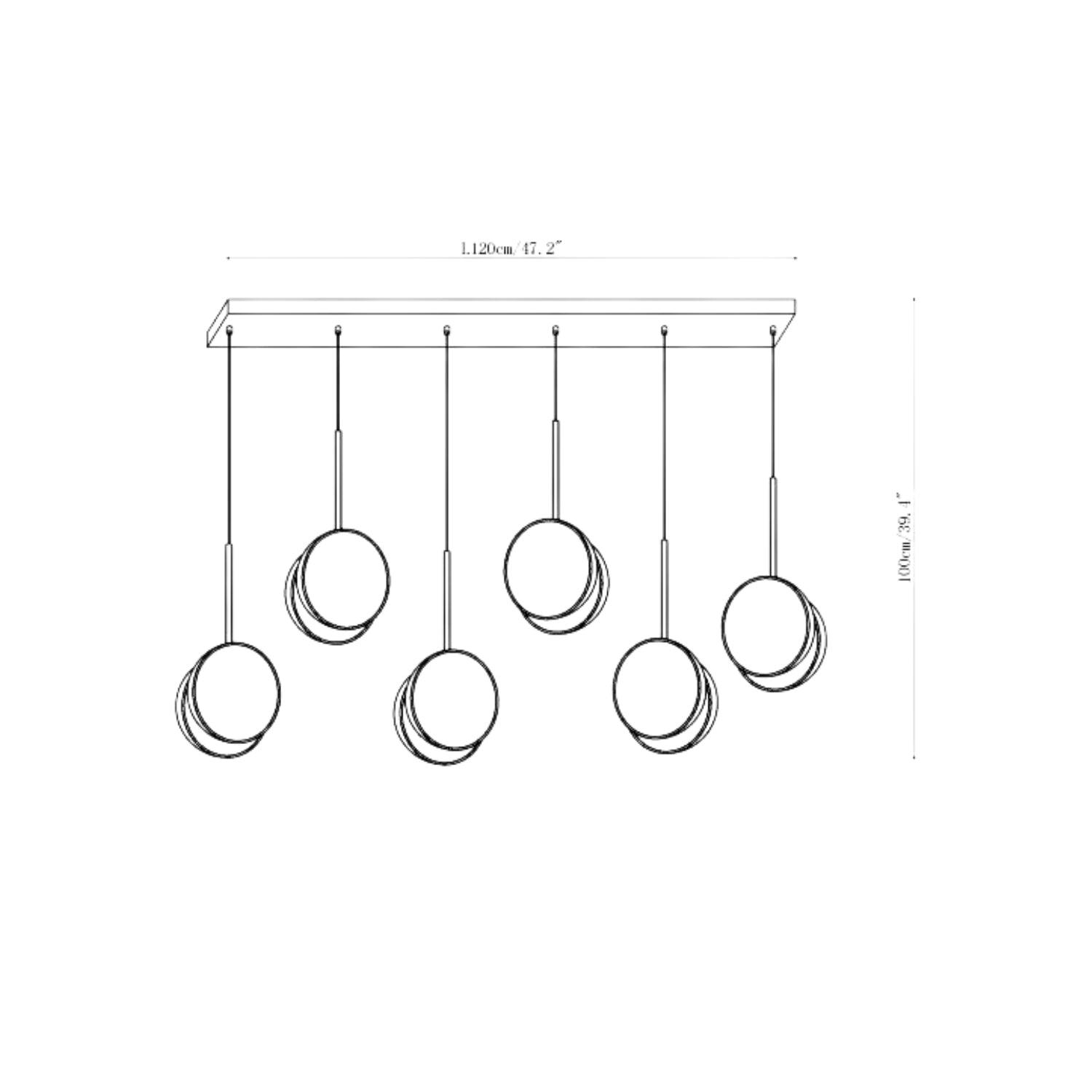 DuoDisc Pendant Light