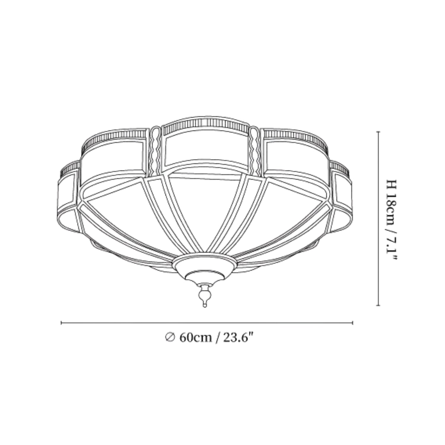 Bascenna Ceiling Light