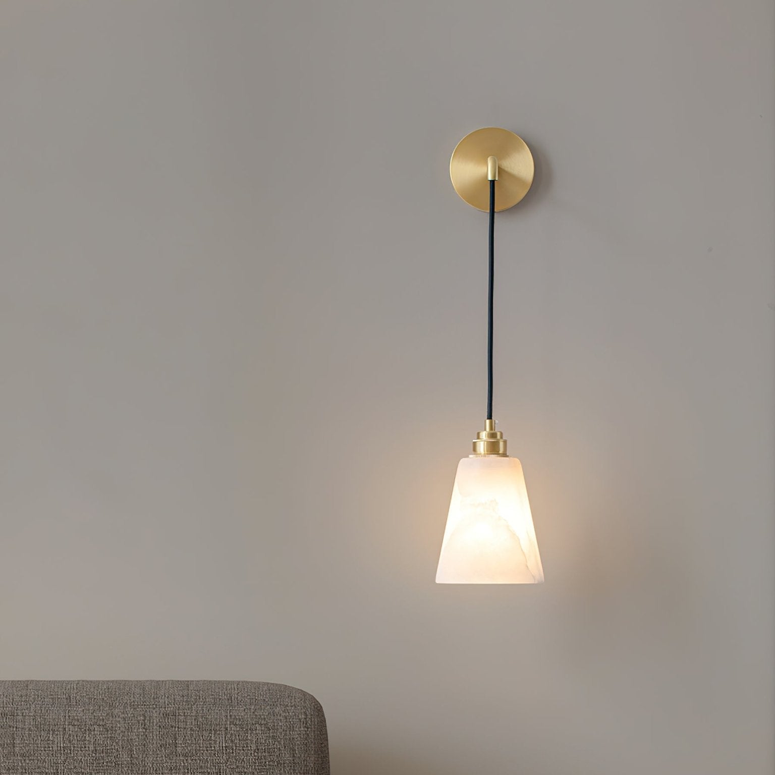Cublen Pendant Alabaster Wall Light