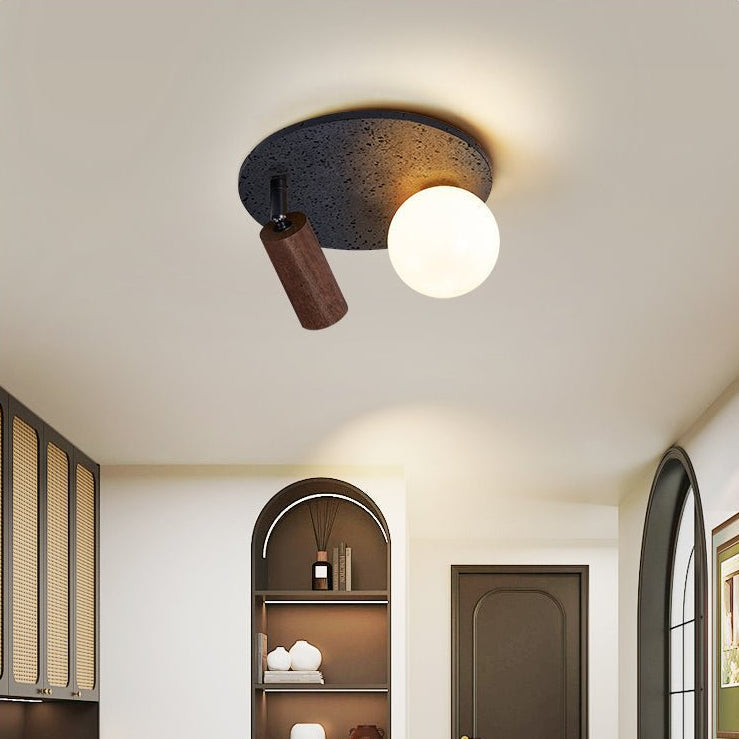 Loaze Travertine Ceiling Light