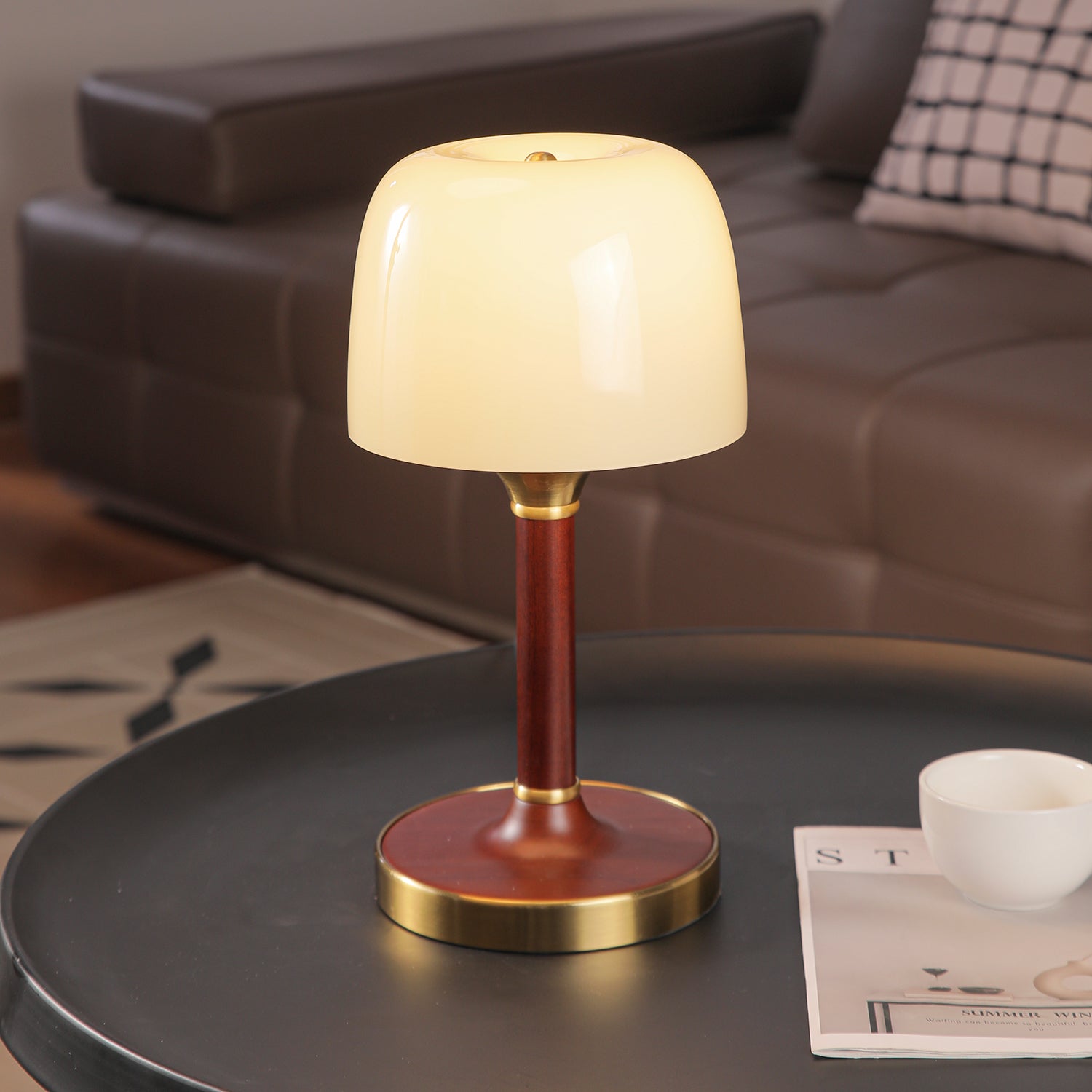 Aleto Wooden Table Lamp