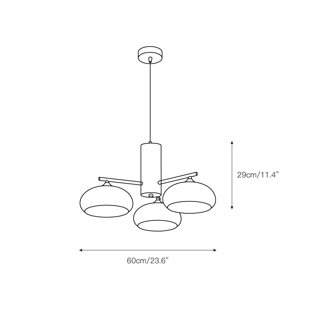 Vindo Oval Chandelier