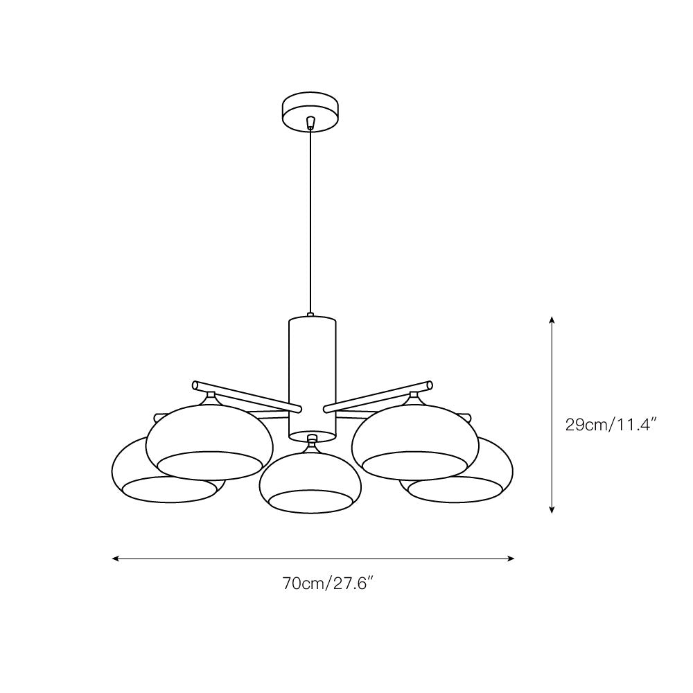 Vindo Oval Chandelier