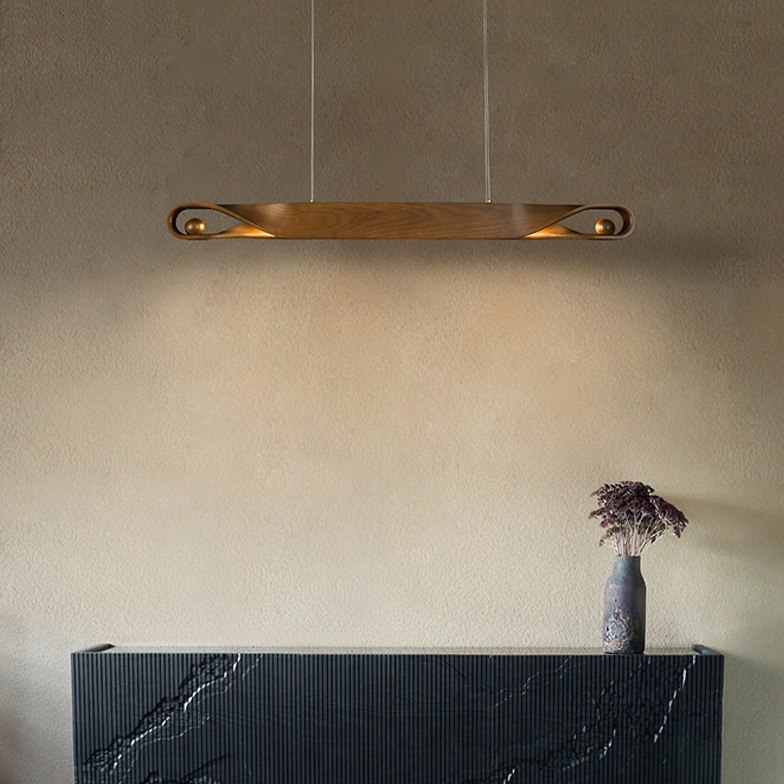 Elowis Wooden Pendant Light
