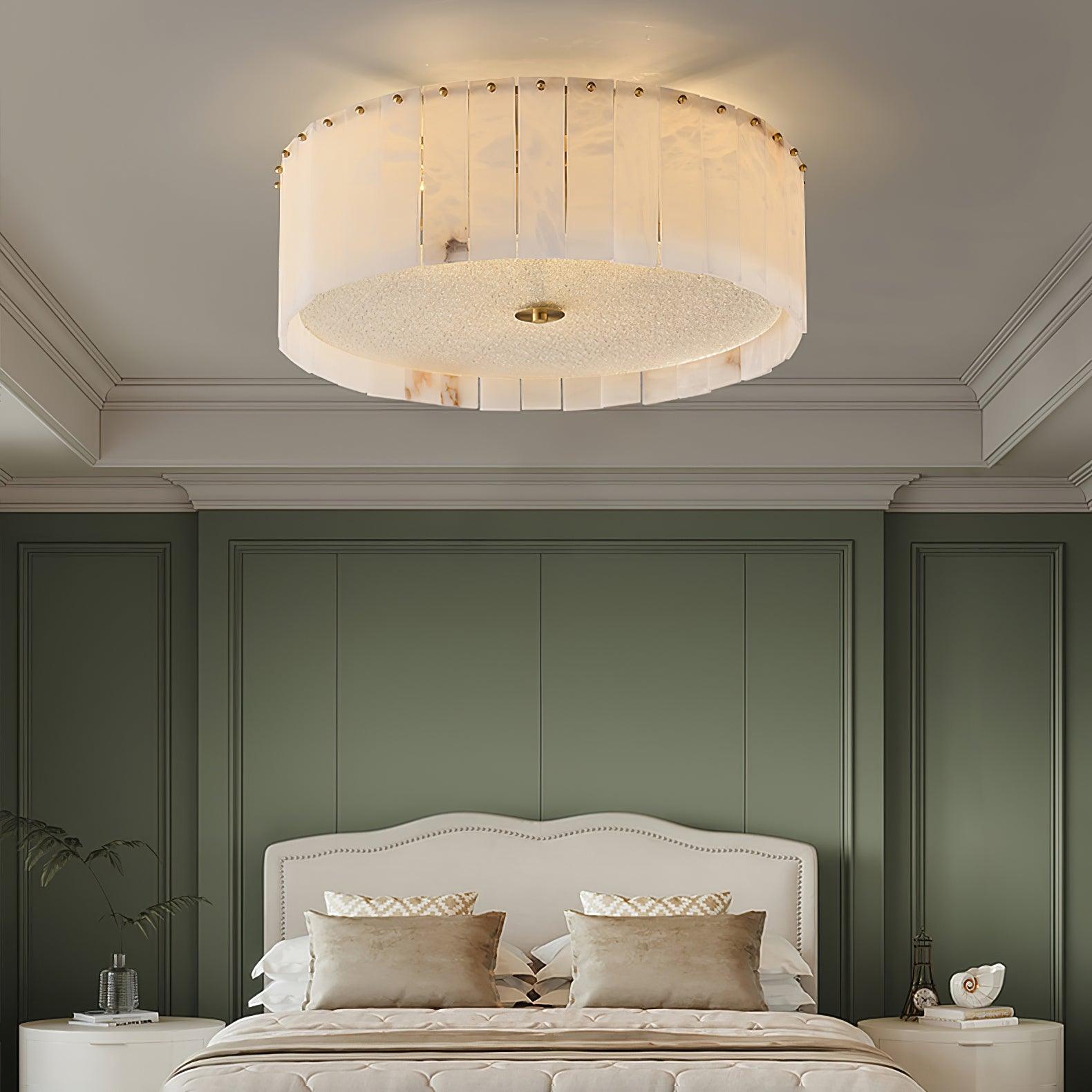 Elysia Alabaster Ceiling Light