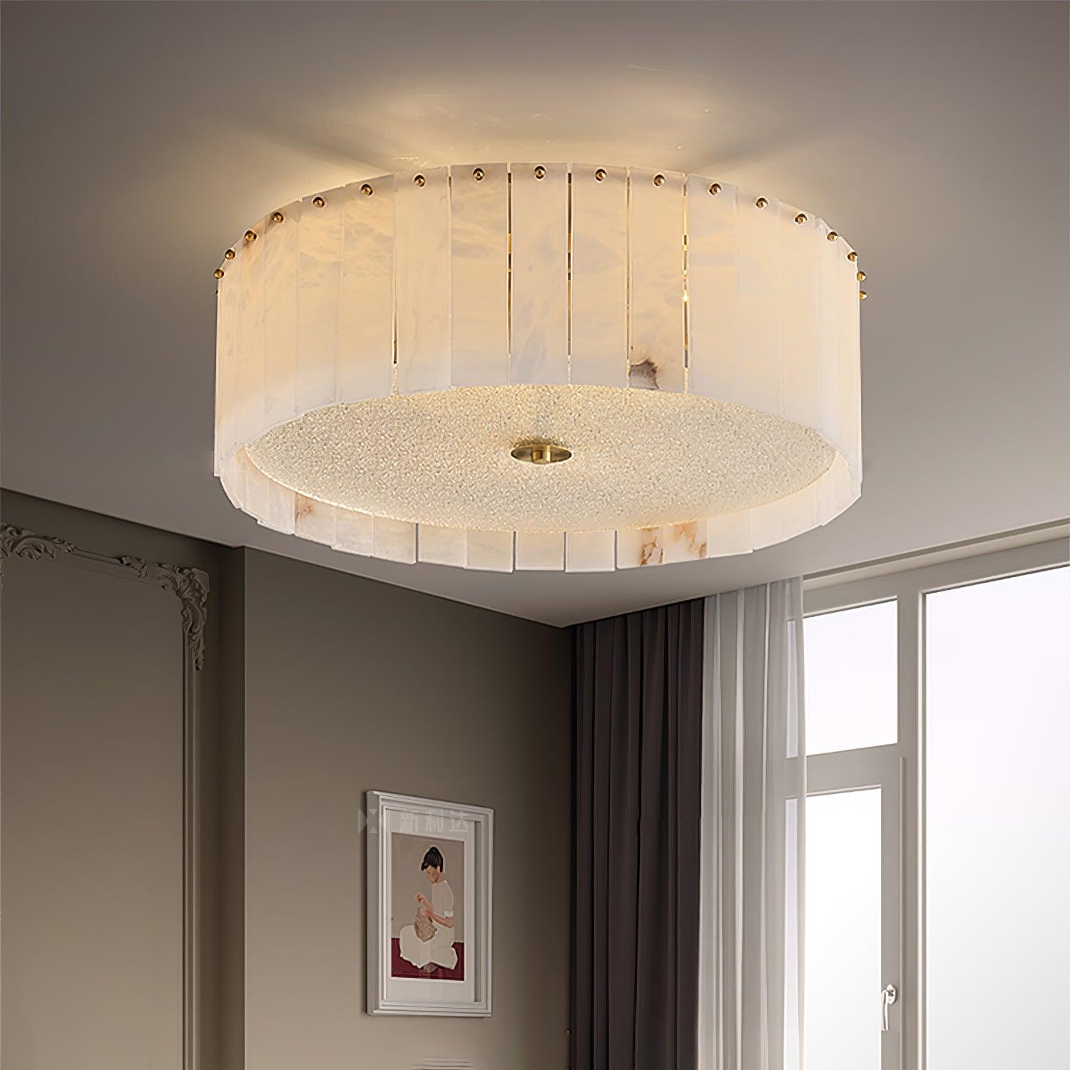 Elysia Alabaster Ceiling Light
