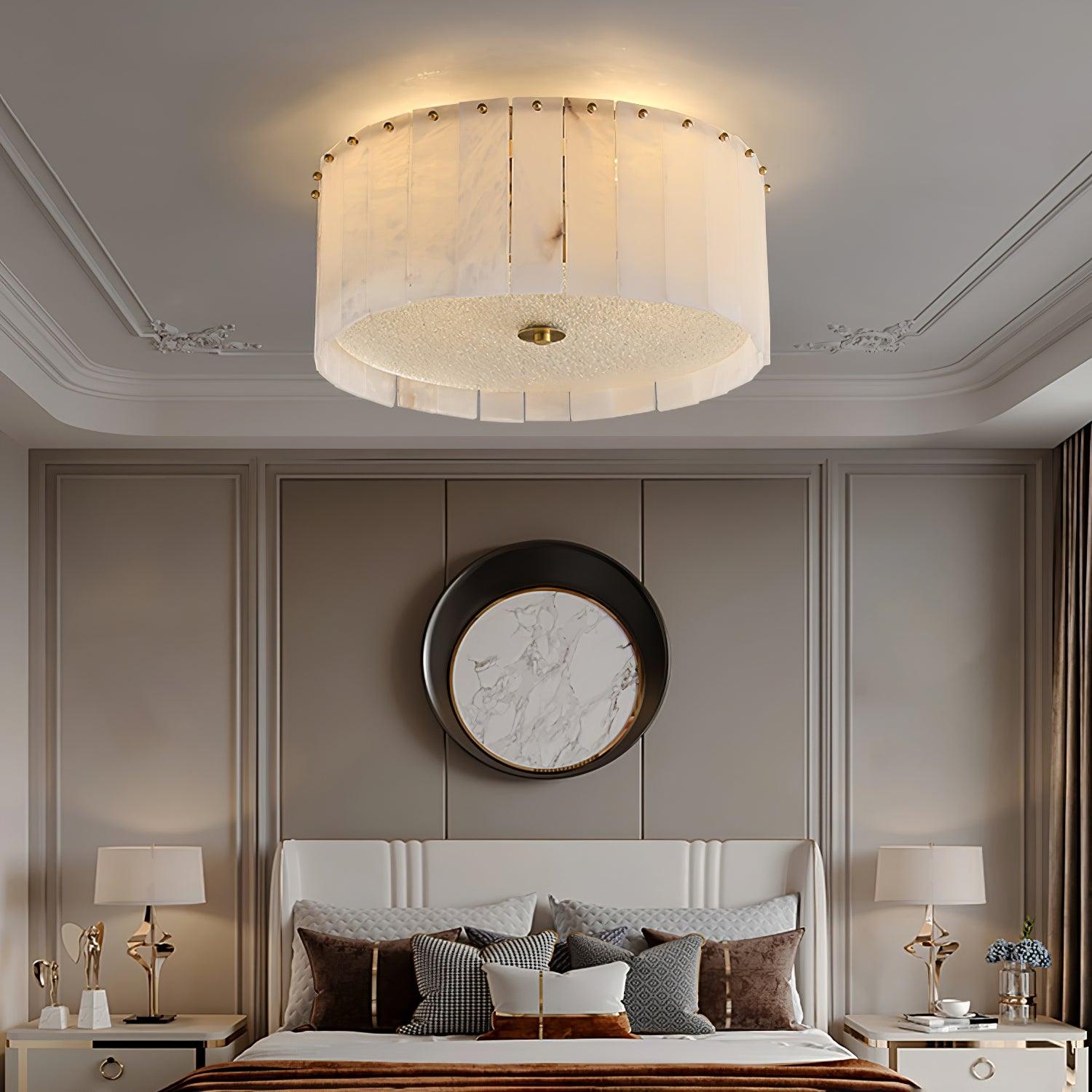 Elysia Alabaster Ceiling Light