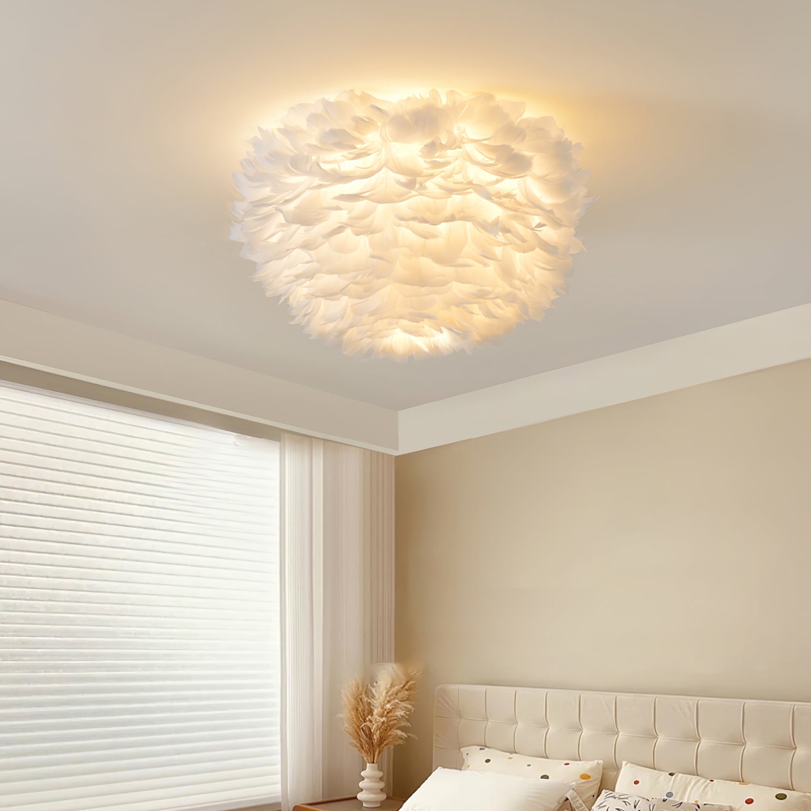 Feather Design Ceiling Light