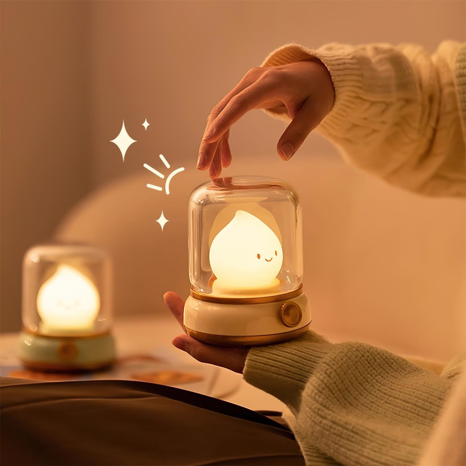 LED Flame Table Lamp