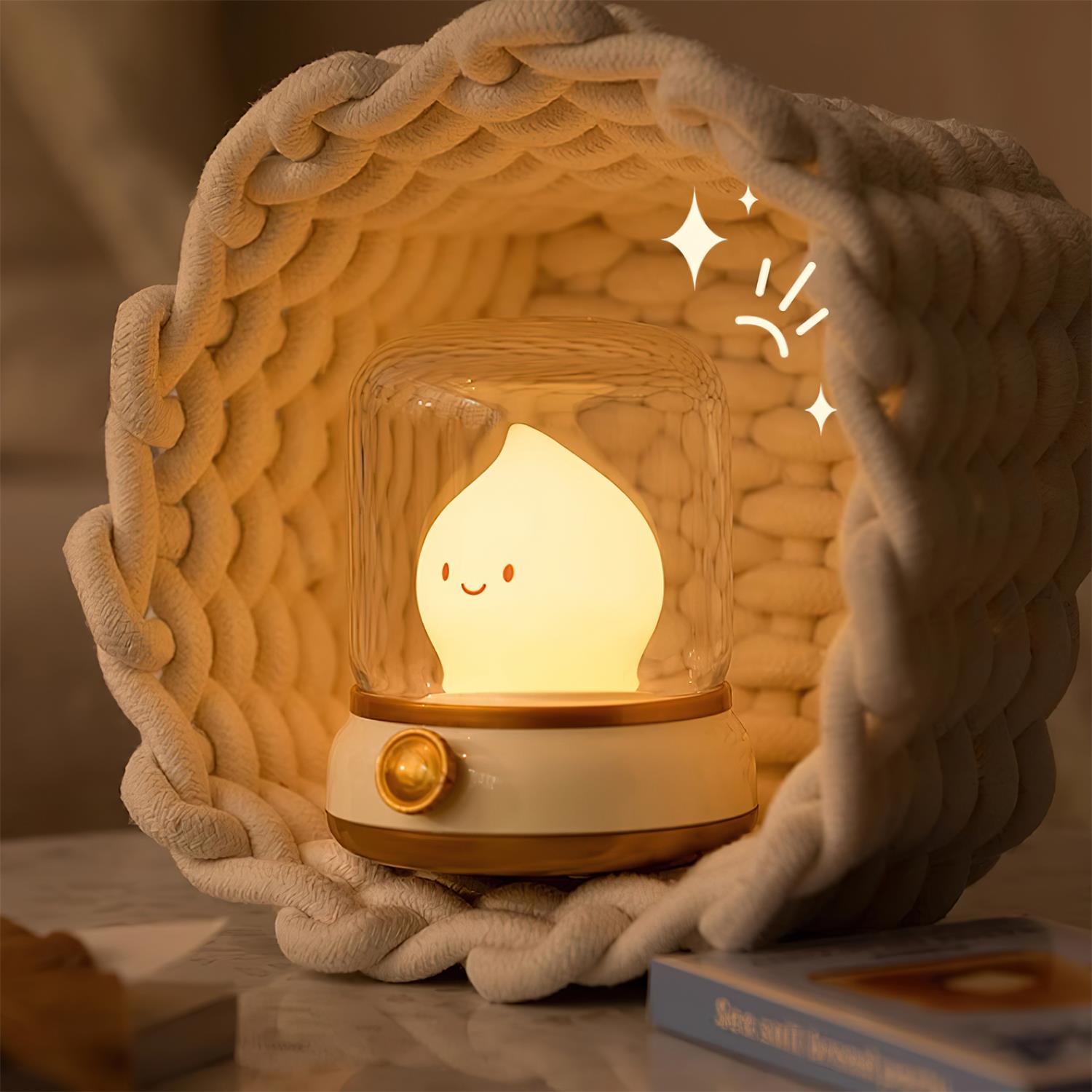 LED Flame Table Lamp