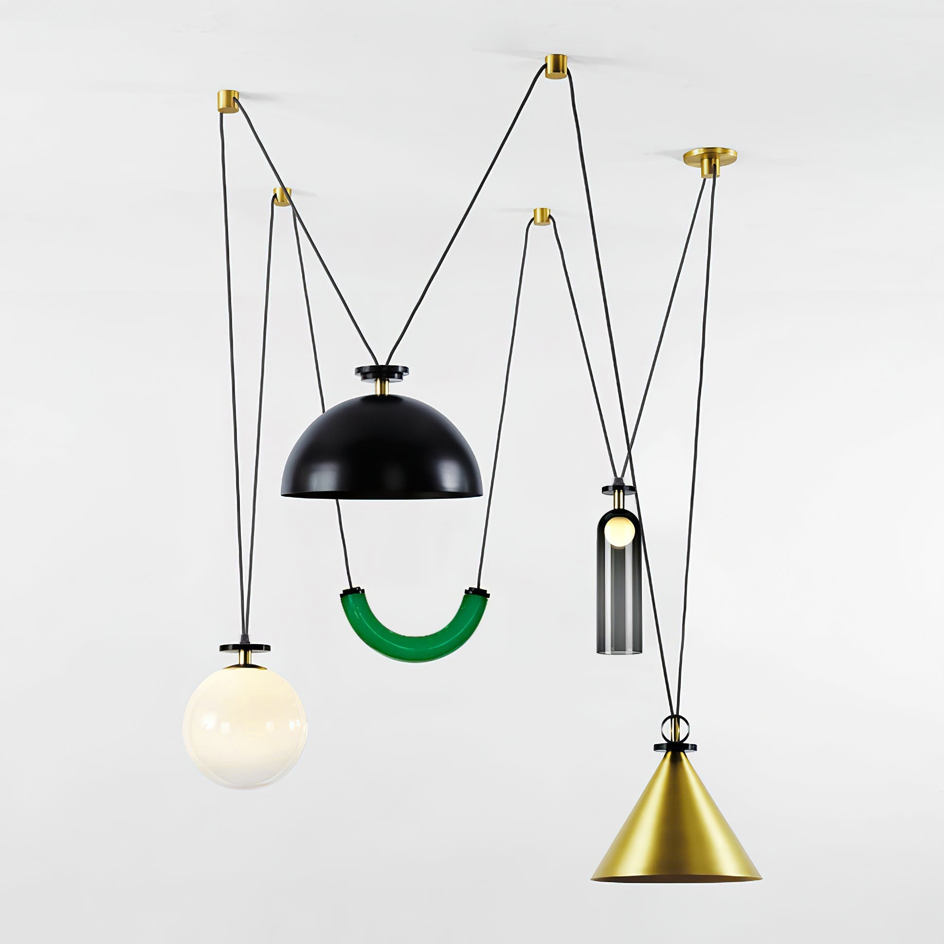 Cuzon Geometric Pendant Light