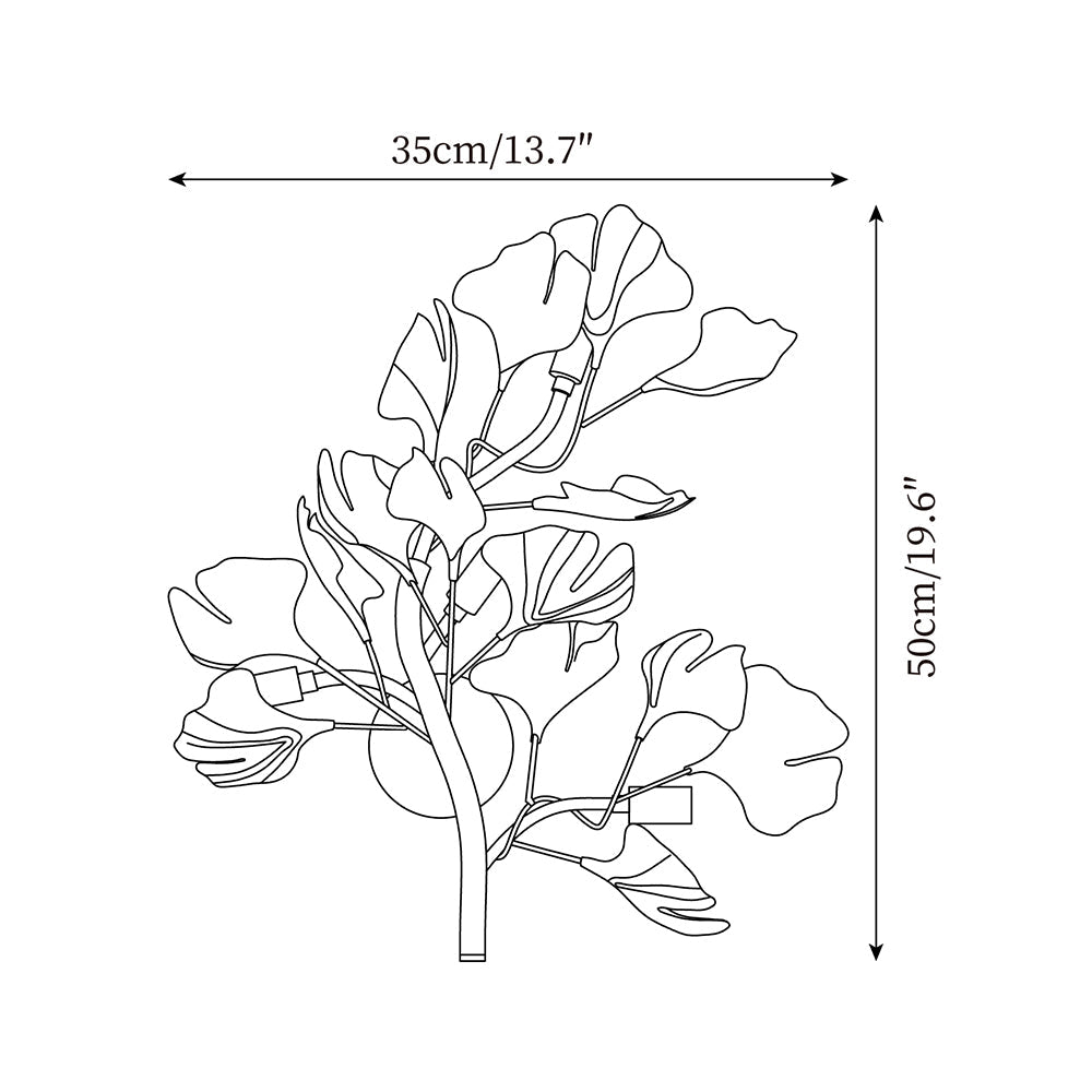 Egiso Flower Wall Light