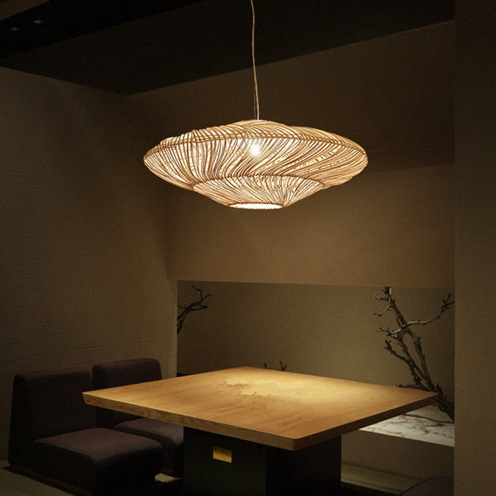 Lanzeo Rattan Pendant Light